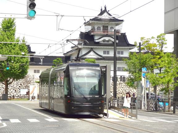 富山城と市内電車⑤