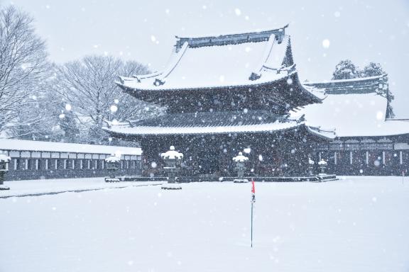 雪の瑞龍寺①
