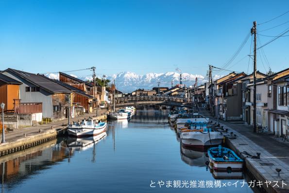 富山にあるレトロな雰囲気の港町