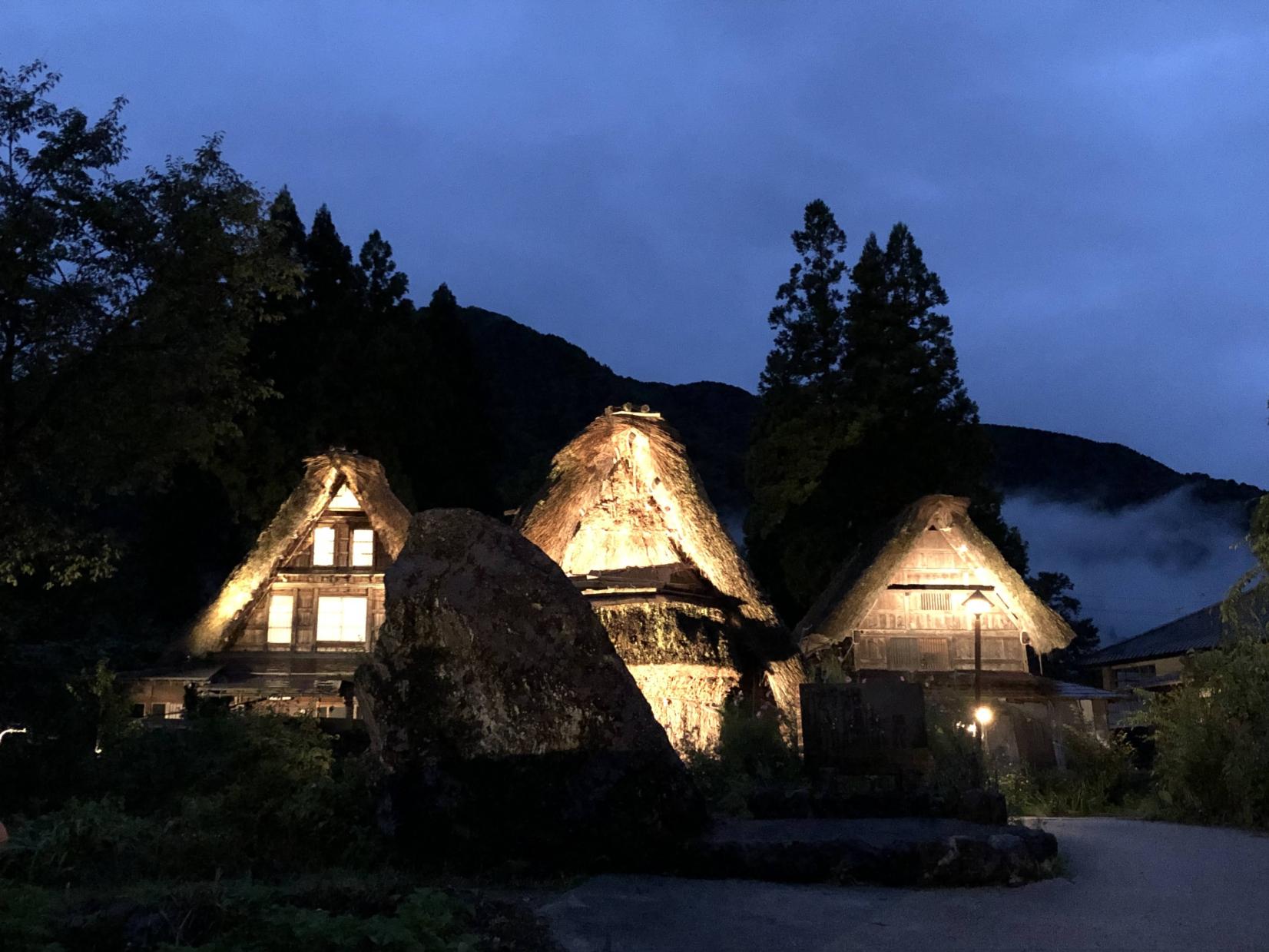９月ライトアップ『初秋の山里に浮かぶ日本の原風景』-1