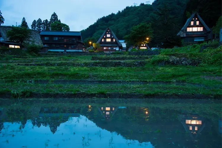 【復活！！】5月ライトアップ『水面に浮かぶ日本の原風景 - 水田逆さ合掌』-3