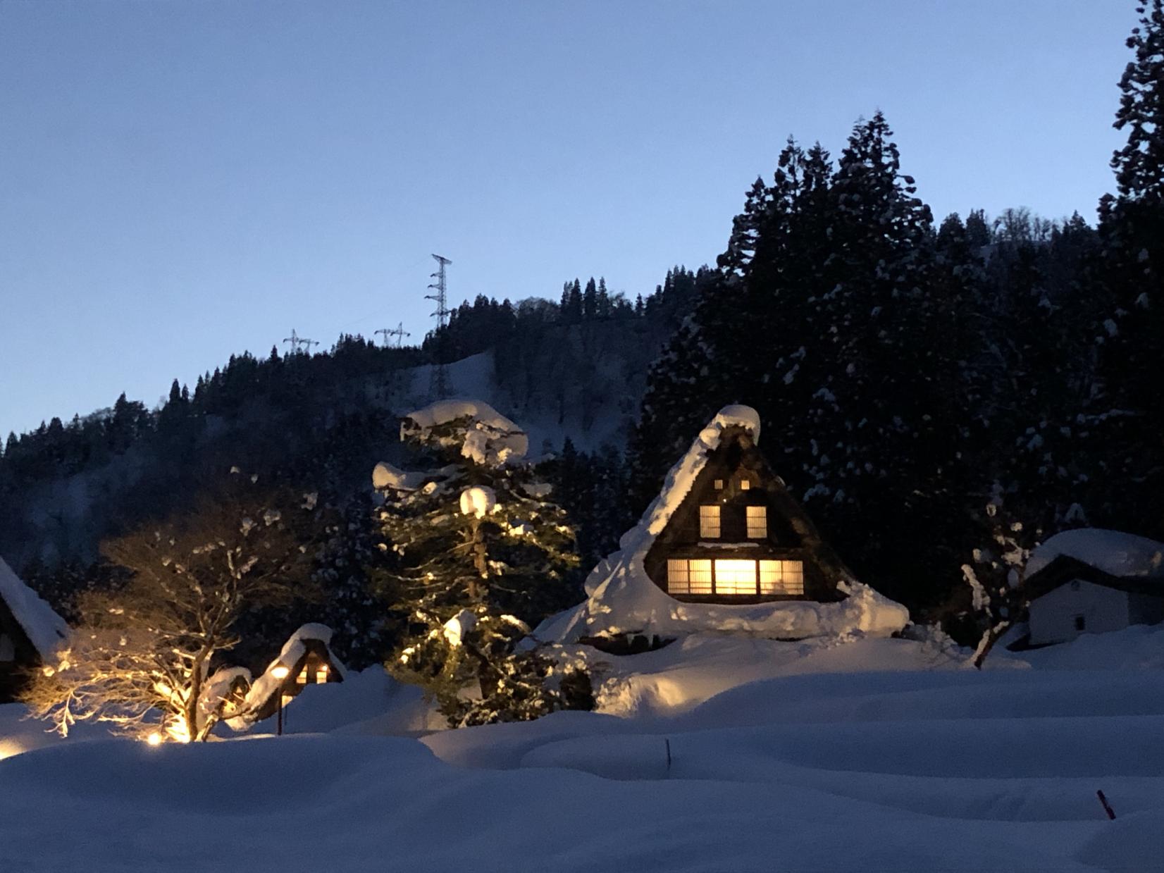 ２月ライトアップ『雪原に浮かぶ日本の原風景』-0