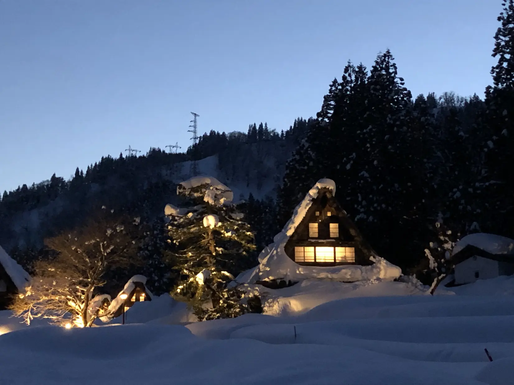 ２月ライトアップ『雪原に浮かぶ日本の原風景』-0