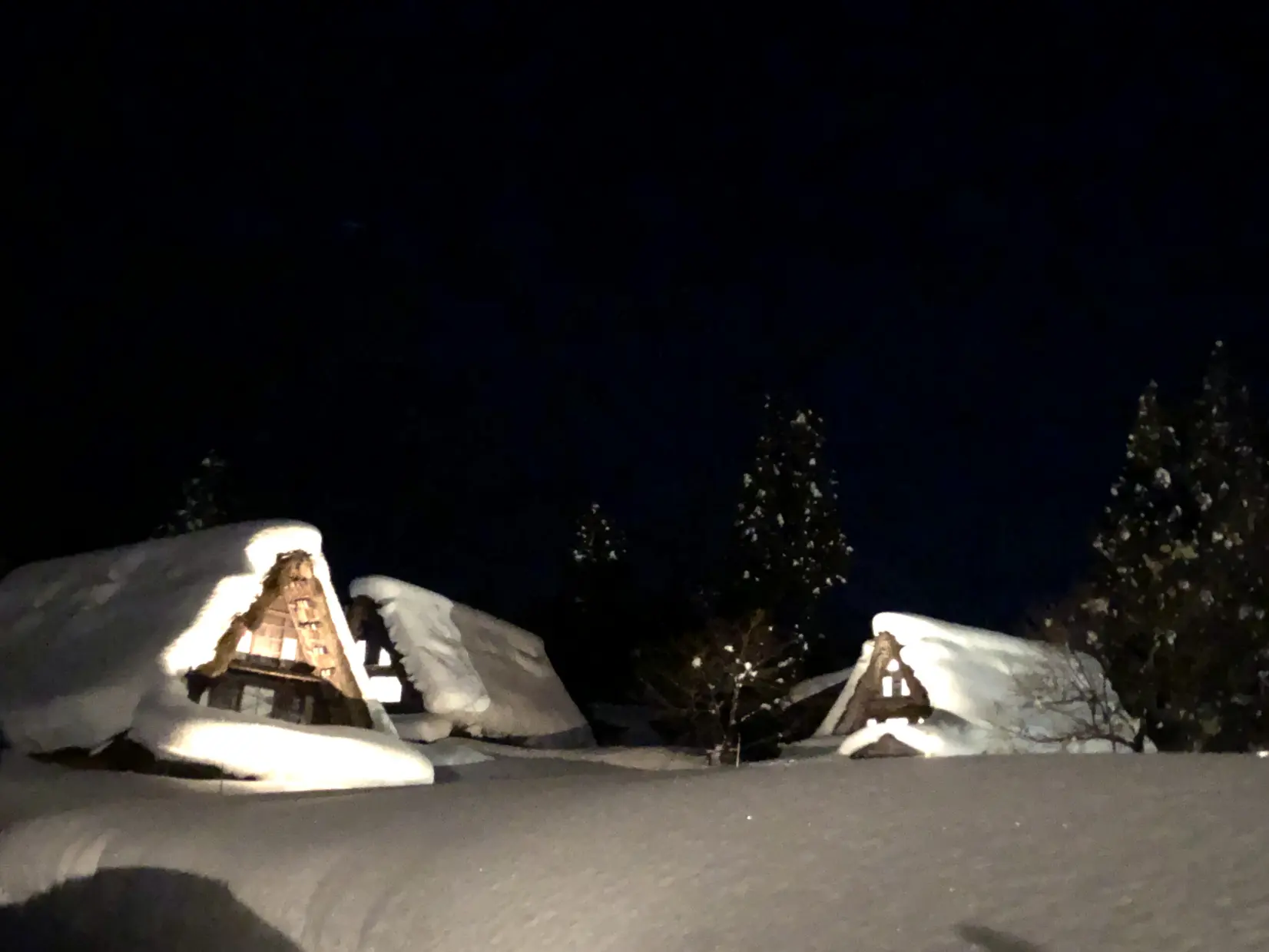 ２月ライトアップ『雪原に浮かぶ日本の原風景』-5