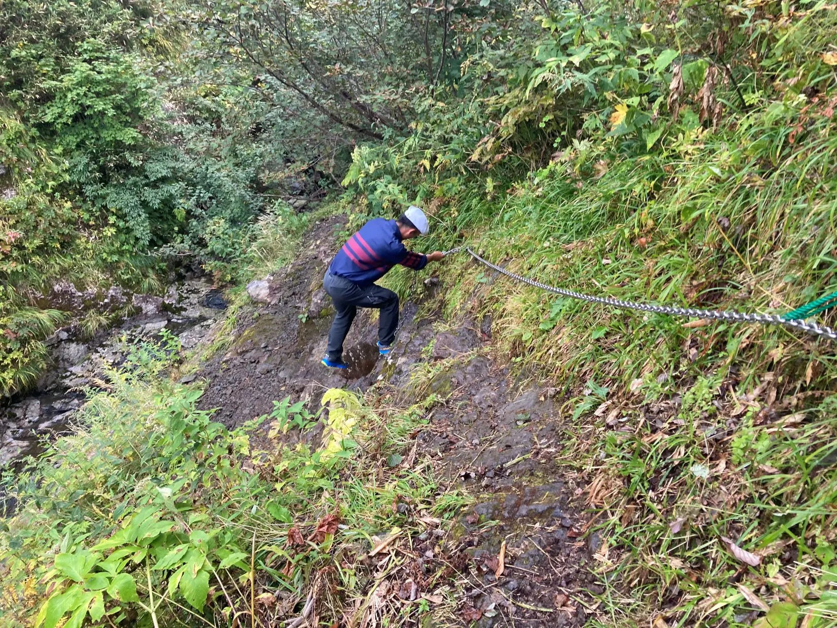 ３　天狗平に向かう登山ルート-0