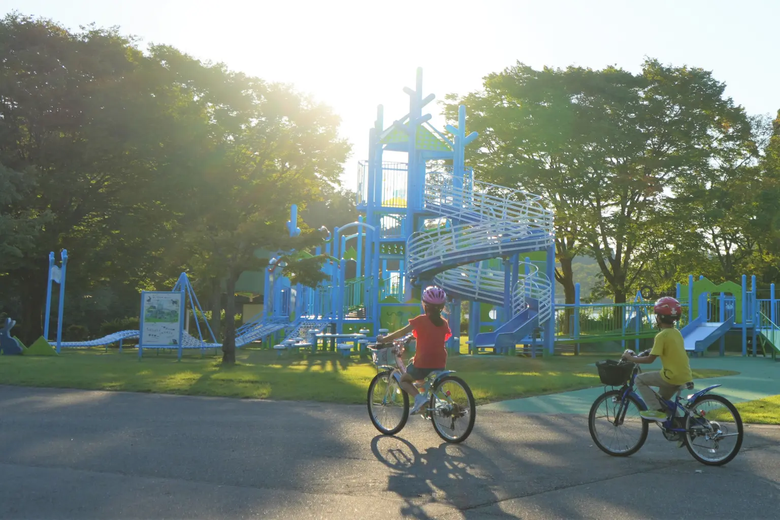 3、サイクリングをしながら、公園を散策！秋の「太閤山ランド」！-0