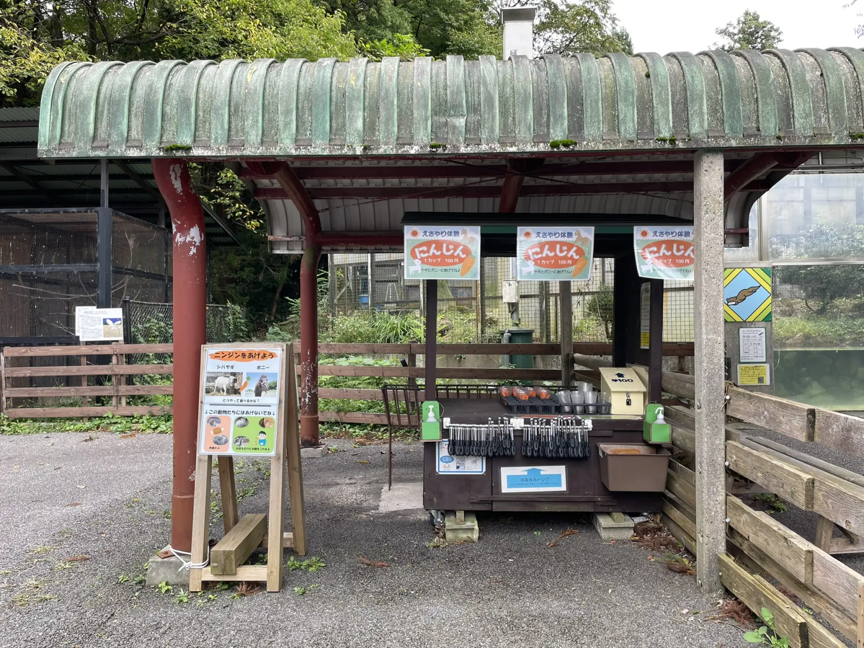 「こどもどうぶつえん」では餌やりも体験できる！-1