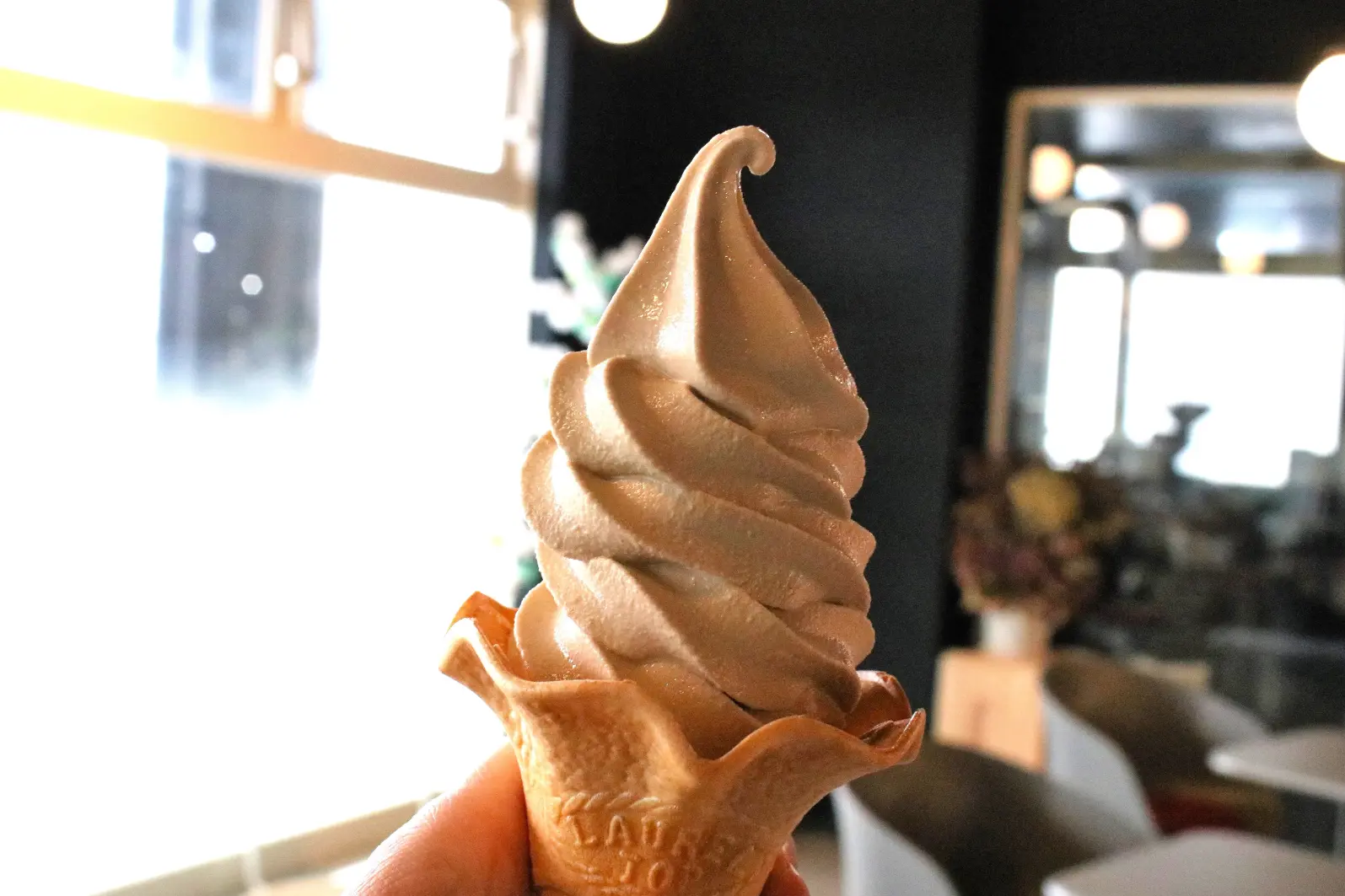 １．【道の駅庄川】の「コーヒーソフト」-0