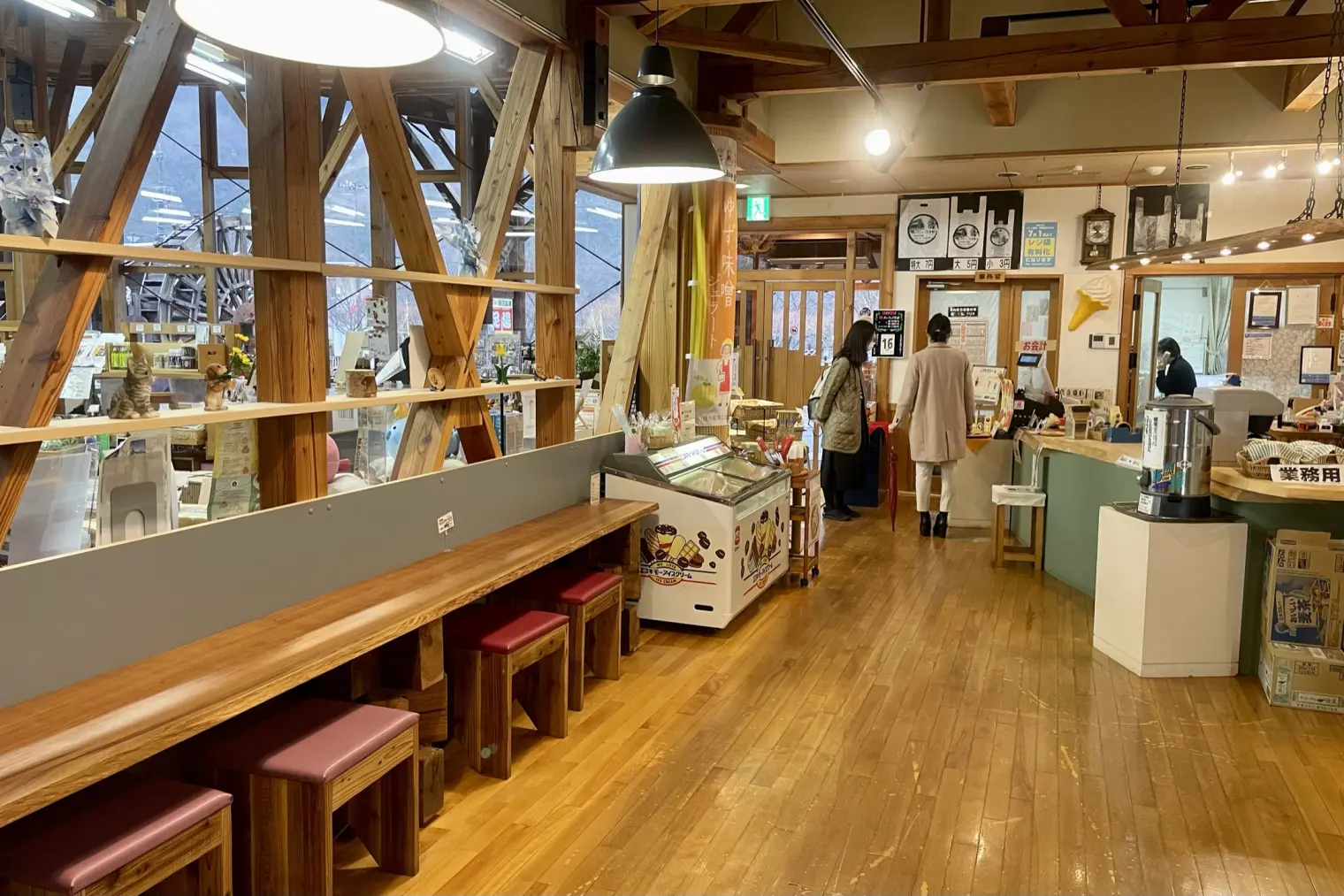 ２．【庄川ウッドプラザ】の「ゆずソフト」-4