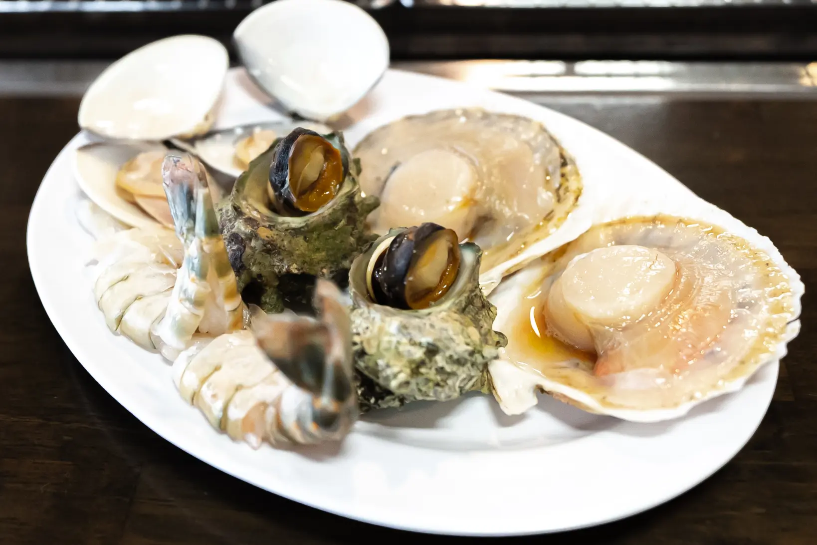 「浜焼き 浜風」の新鮮な食材-0