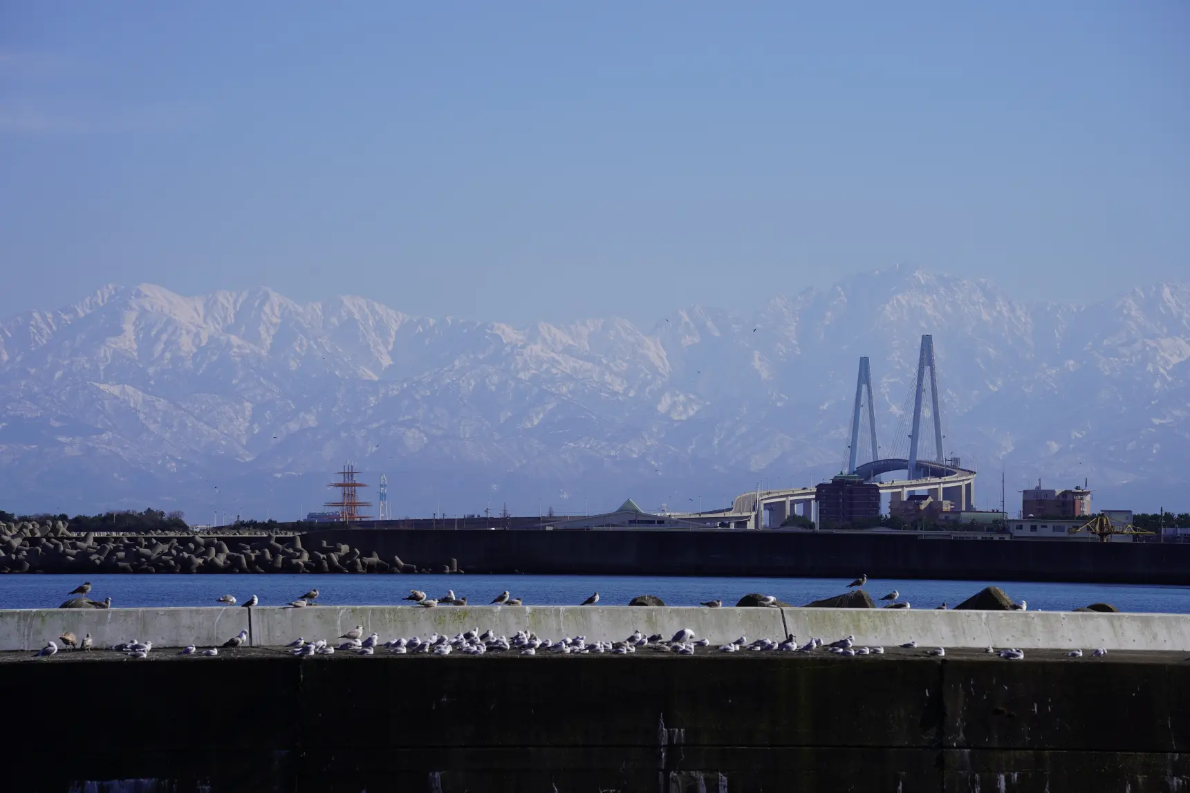 【番外編】立山連峰が綺麗な日は、「奈呉の浦大橋」へ！-2