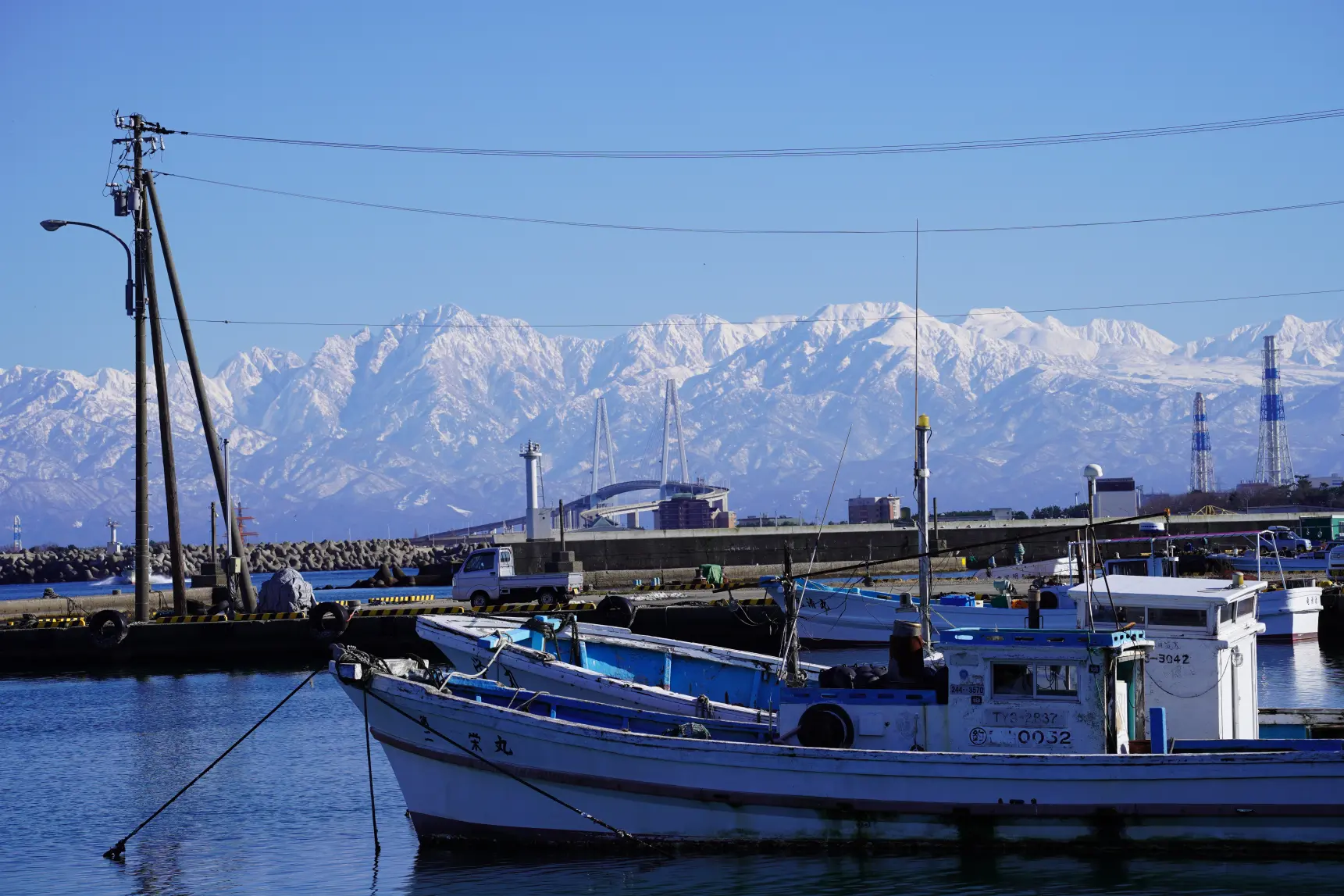 【番外編】立山連峰が綺麗な日は、「奈呉の浦大橋」へ！-1