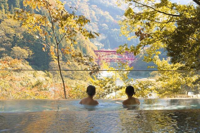 宇奈月温泉「やまのは」～渓谷美を見ながら漬かる展望露天風呂～-1