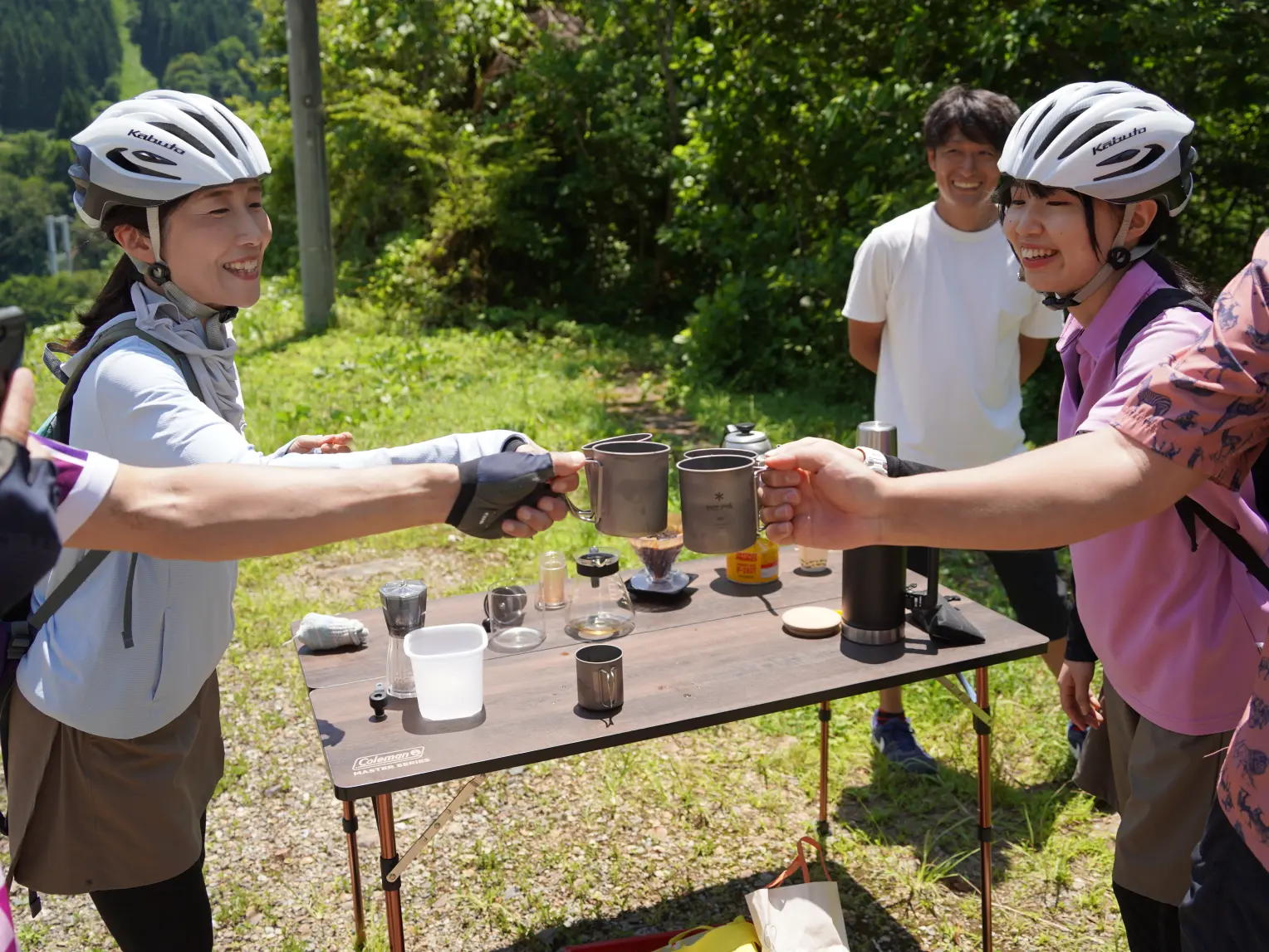 ポイントその3：サイクリングのお供は青空コーヒータイム！-2