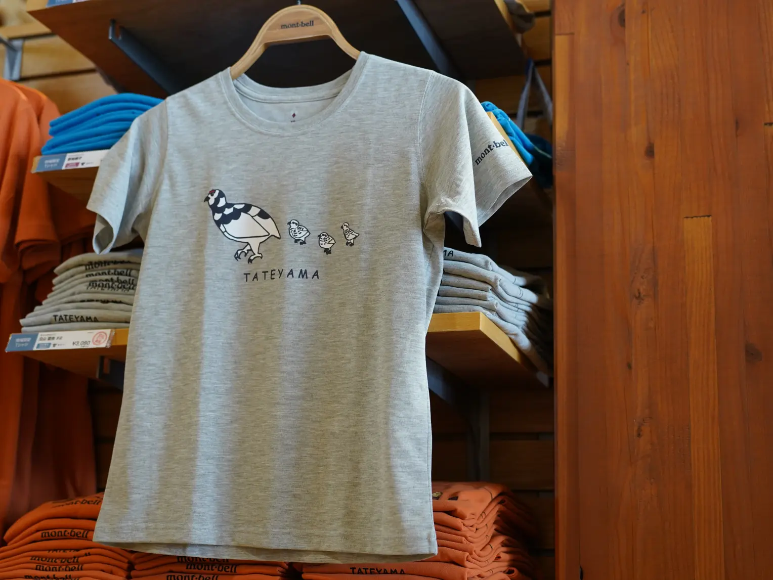 機能性バッチリ！モンベルヴィレッジ立山の限定Tシャツ-1
