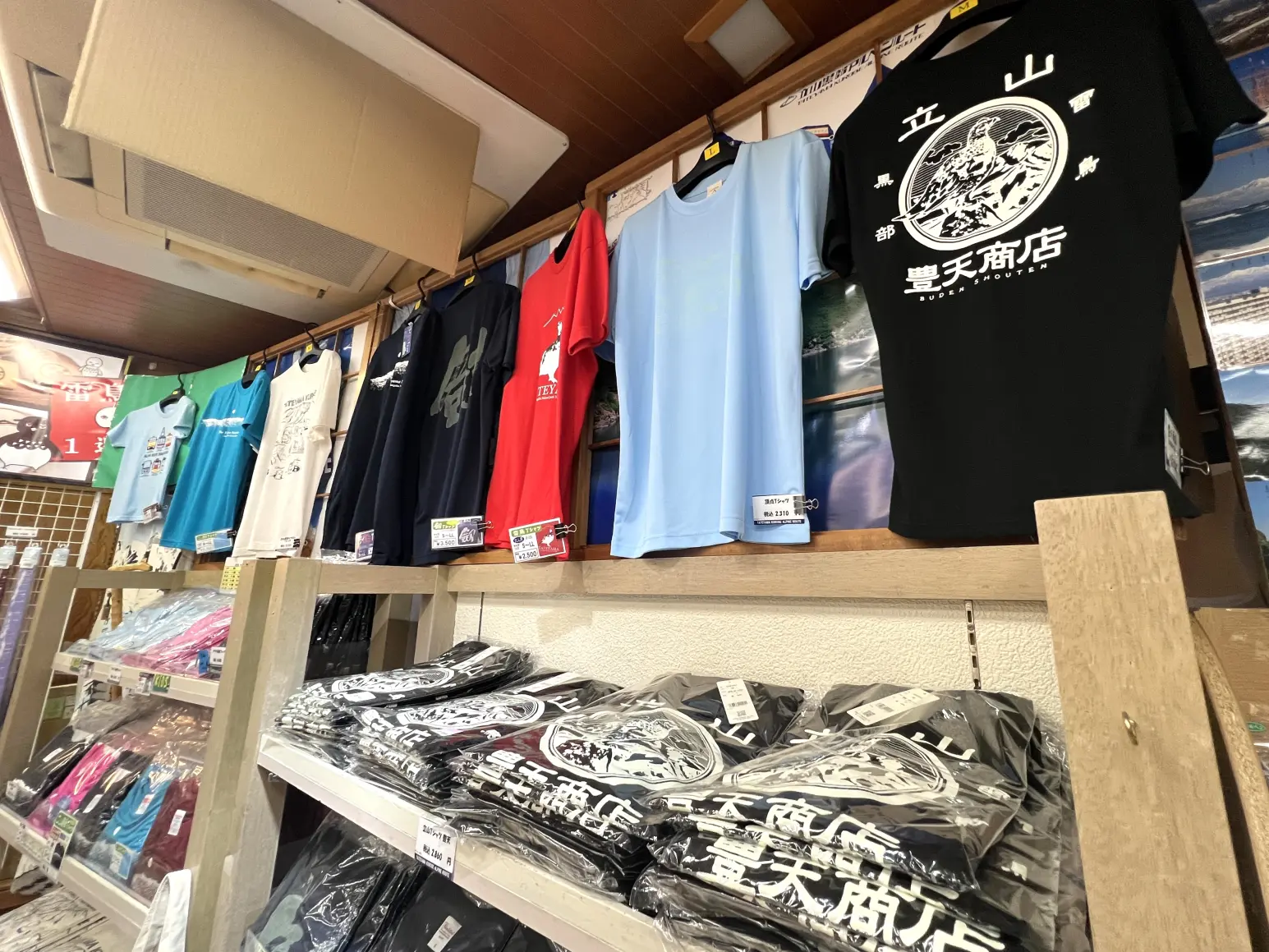 アルペンルートを表現！立山駅のTシャツ-0