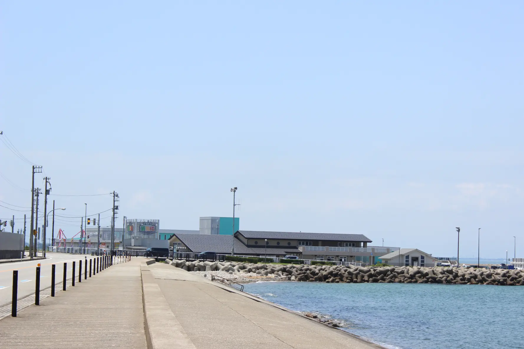 海の真横の「しんきろうロード」へ！-3