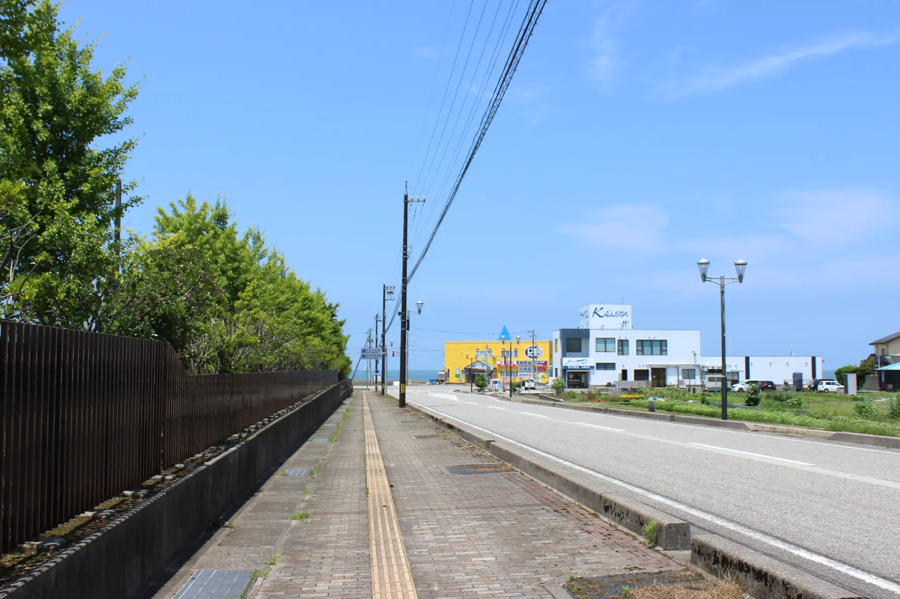 海の真横の「しんきろうロード」へ！-0