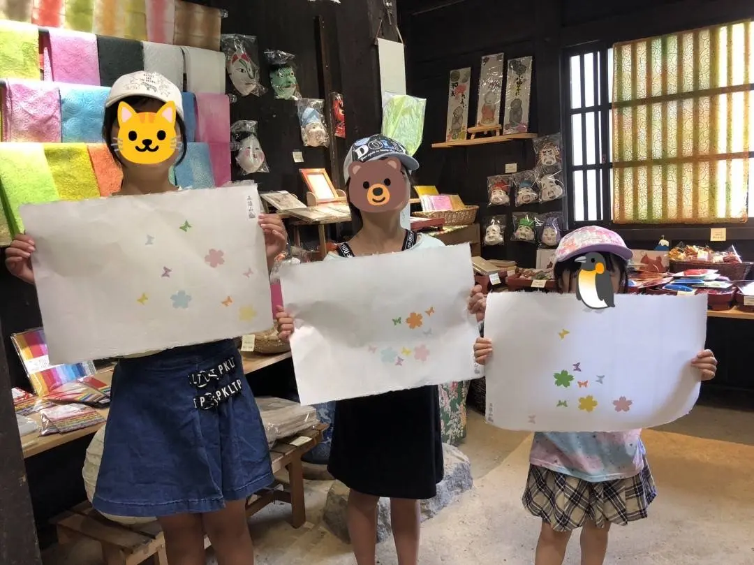 いよいよ仕上がり！自分だけのオリジナル五箇山和紙！-2