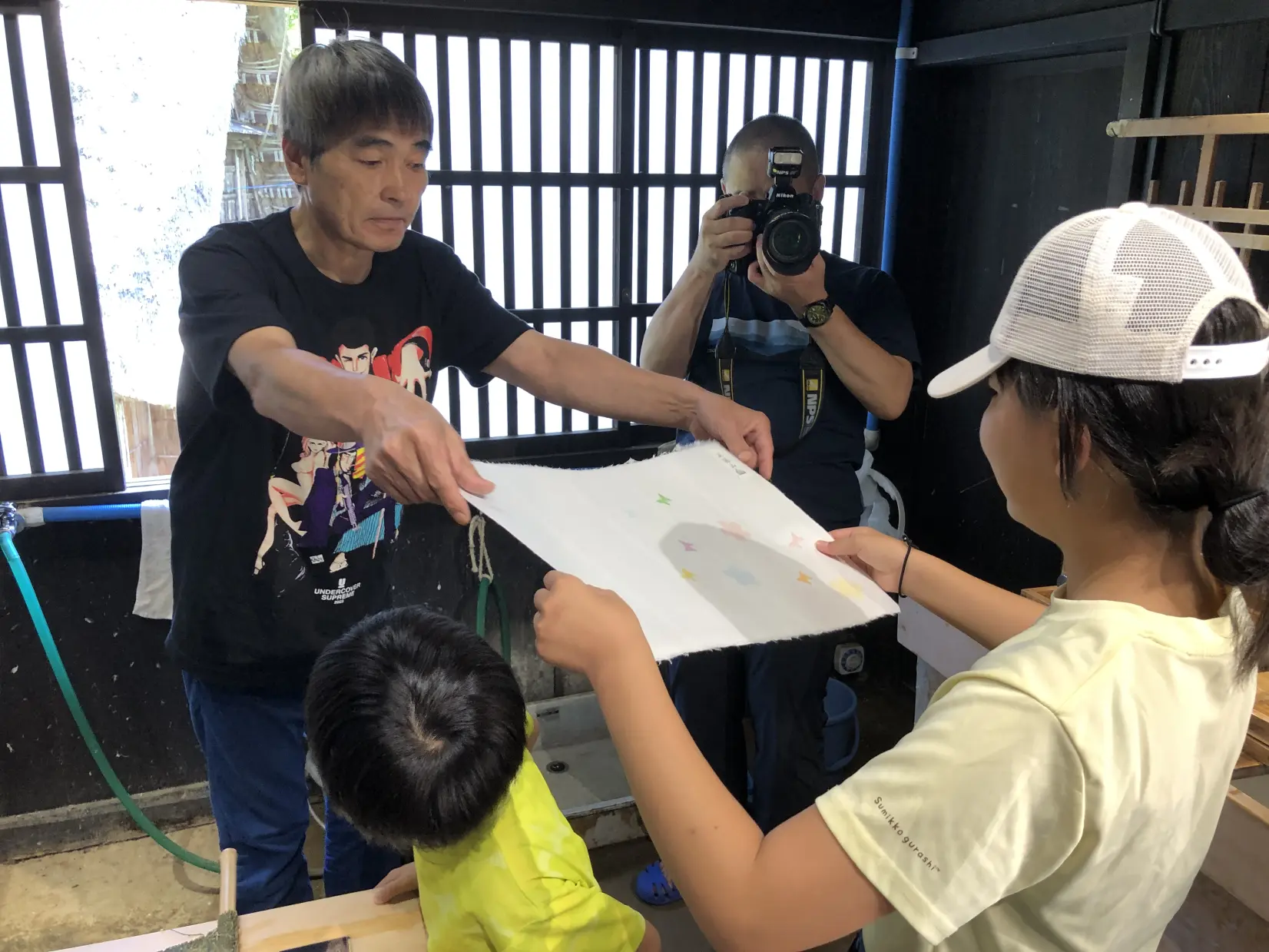 いよいよ仕上がり！自分だけのオリジナル五箇山和紙！-0