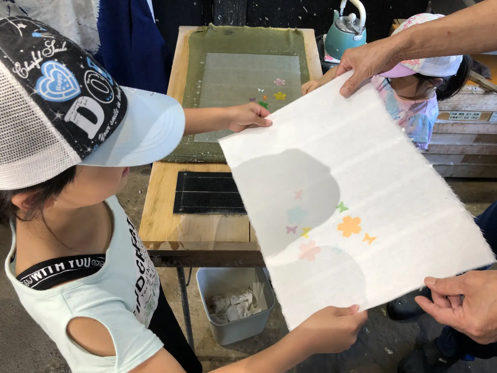 いよいよ仕上がり！自分だけのオリジナル五箇山和紙！-1