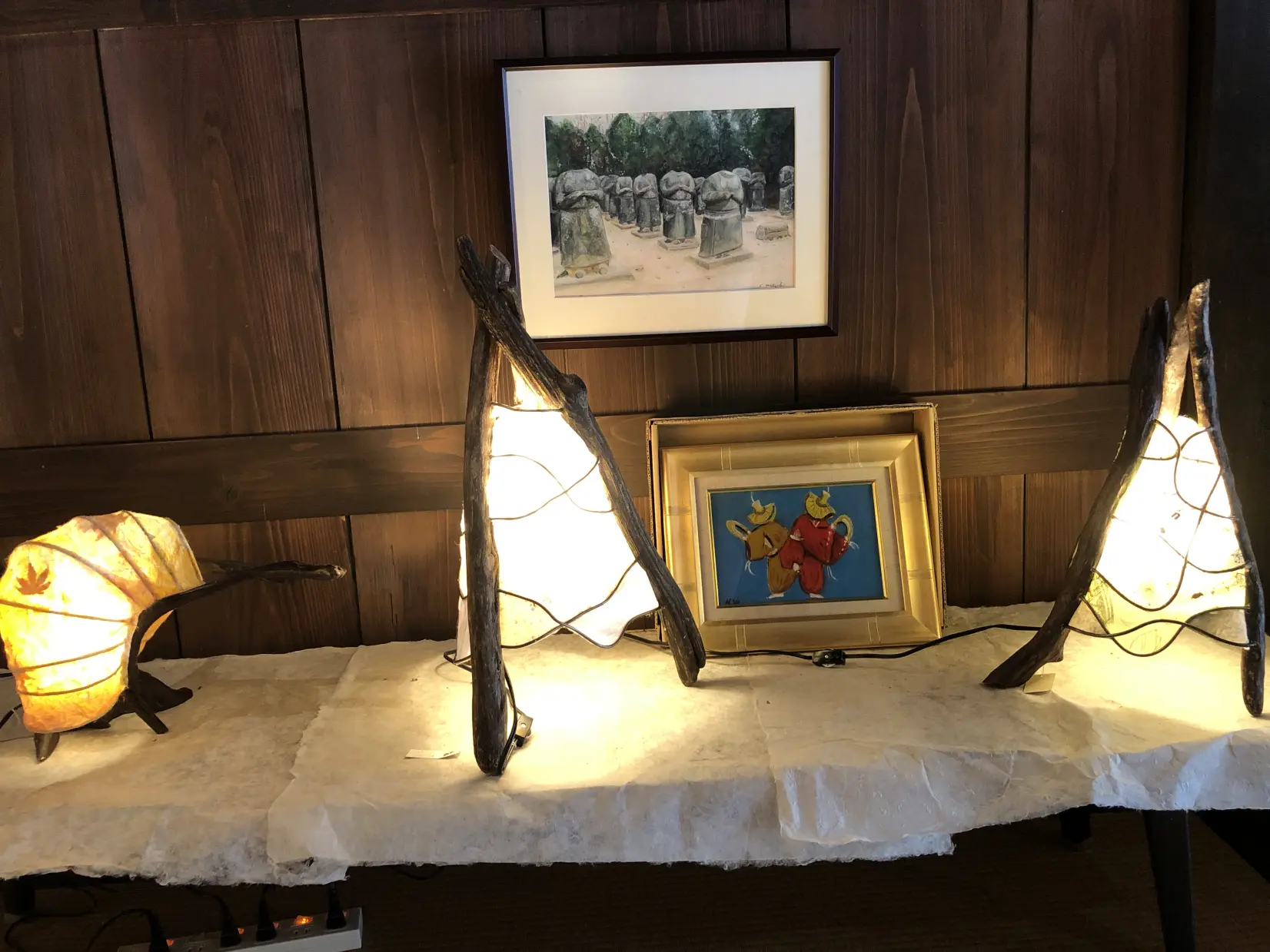 館内は和紙展示館。これも和紙？あれも・・和紙？！-4