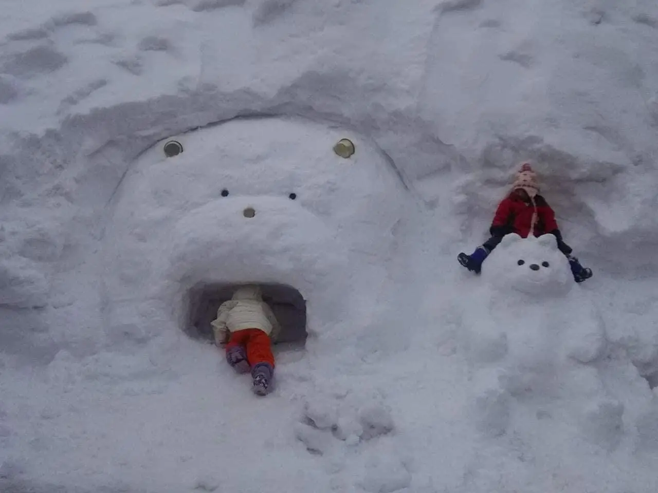 雪の怪物あらわる⁇-5