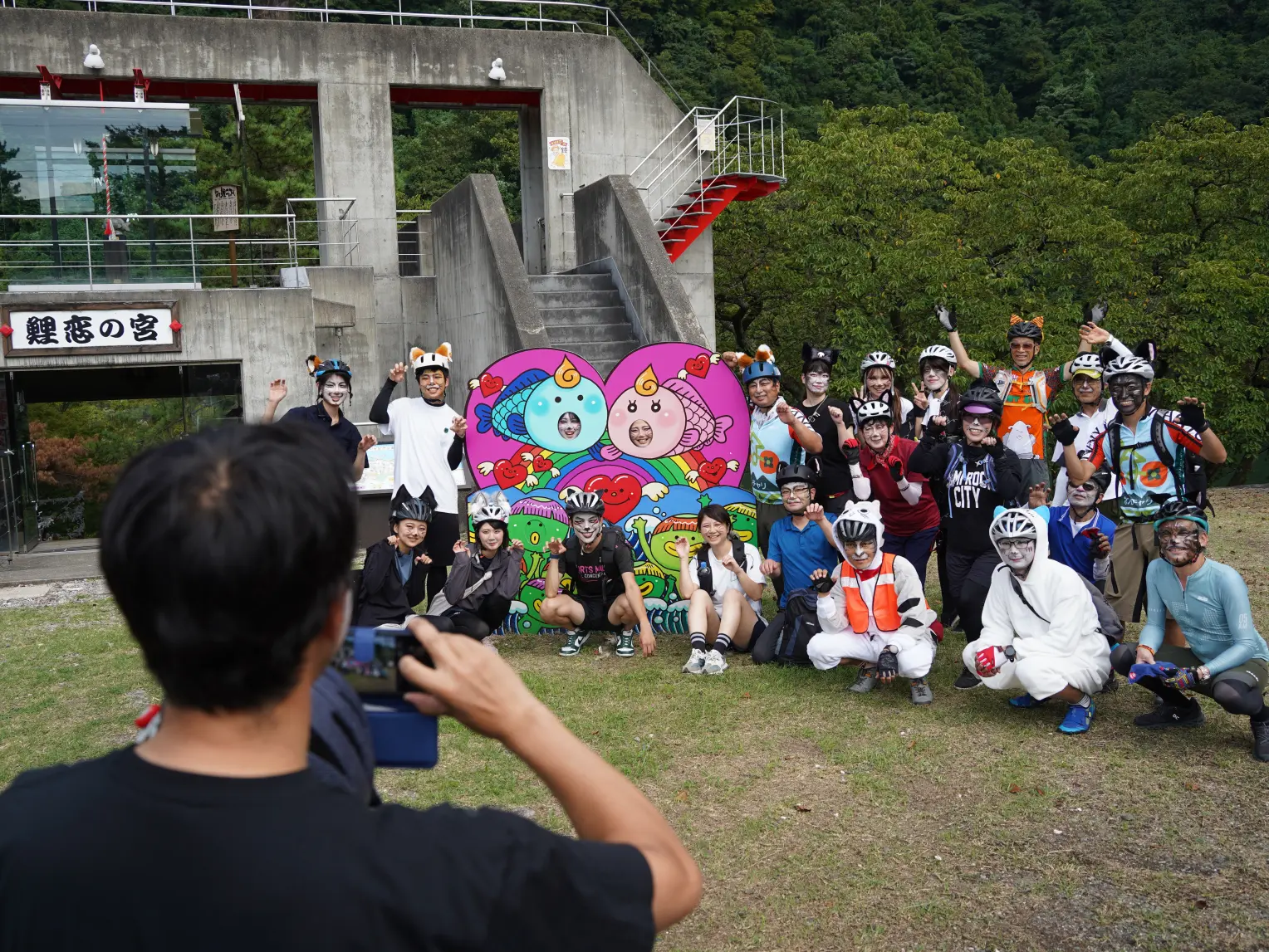 水記念公園で頂く、ゆずソフトクリーム-3