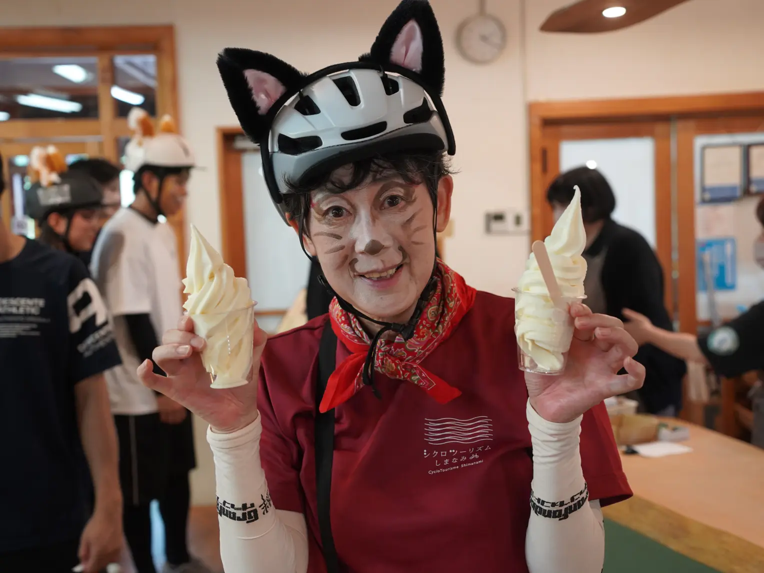 水記念公園で頂く、ゆずソフトクリーム-0