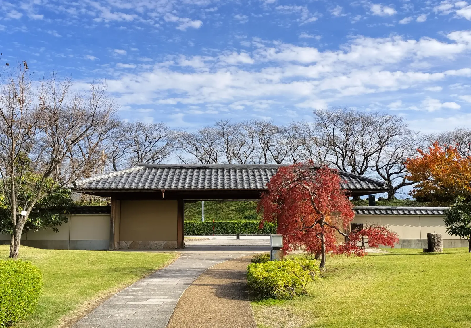 敷地全体で感じる「和」と「四季」-1