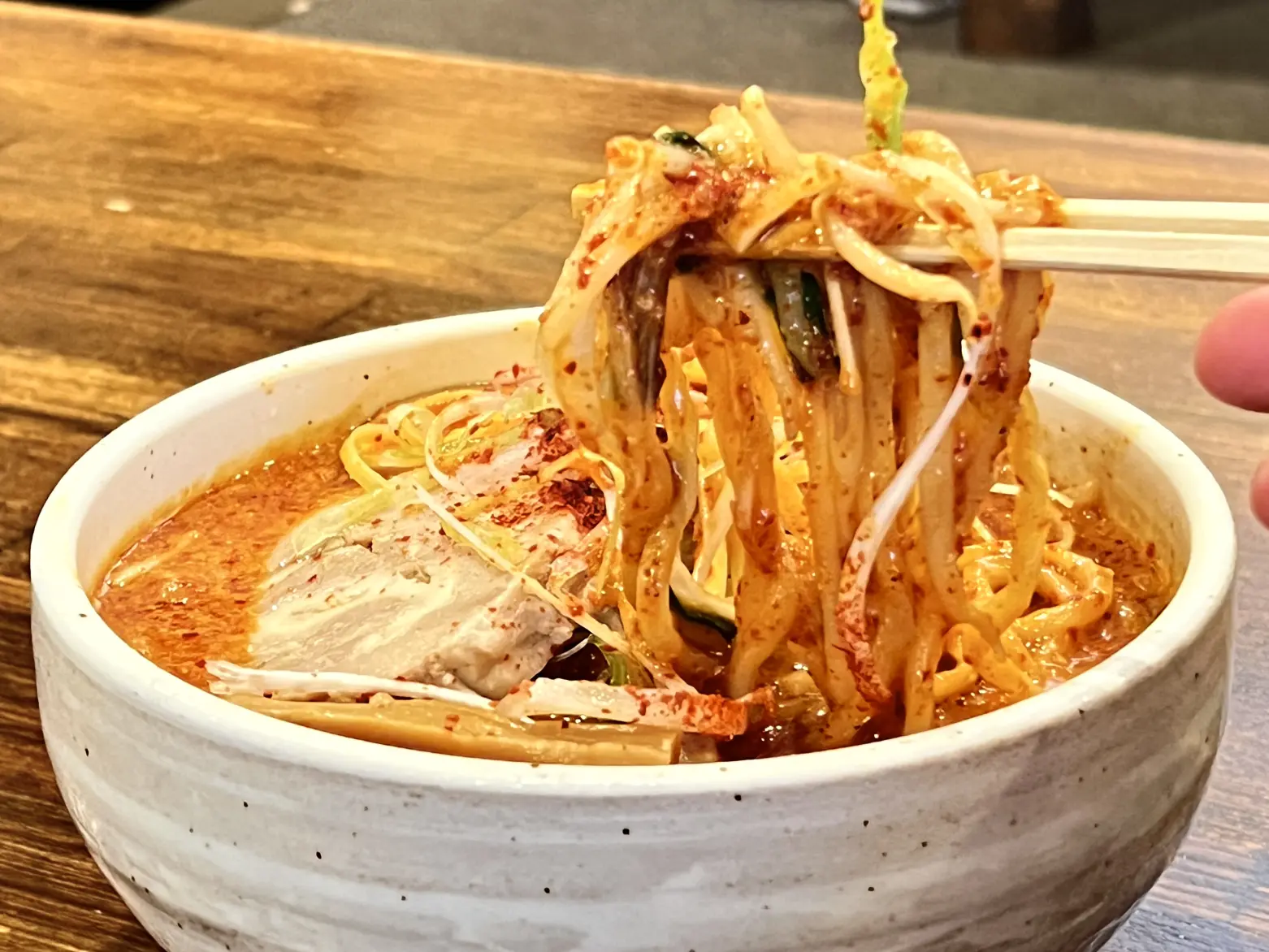 「らーめんキラリ」信州白味噌ベースの辛味噌らーめん【射水市】-1