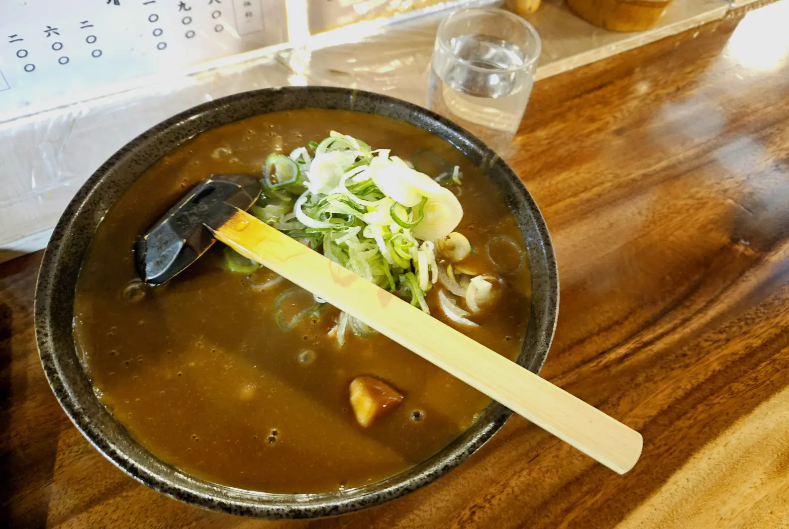 夜ごはんは吉宗でカレーうどん-0