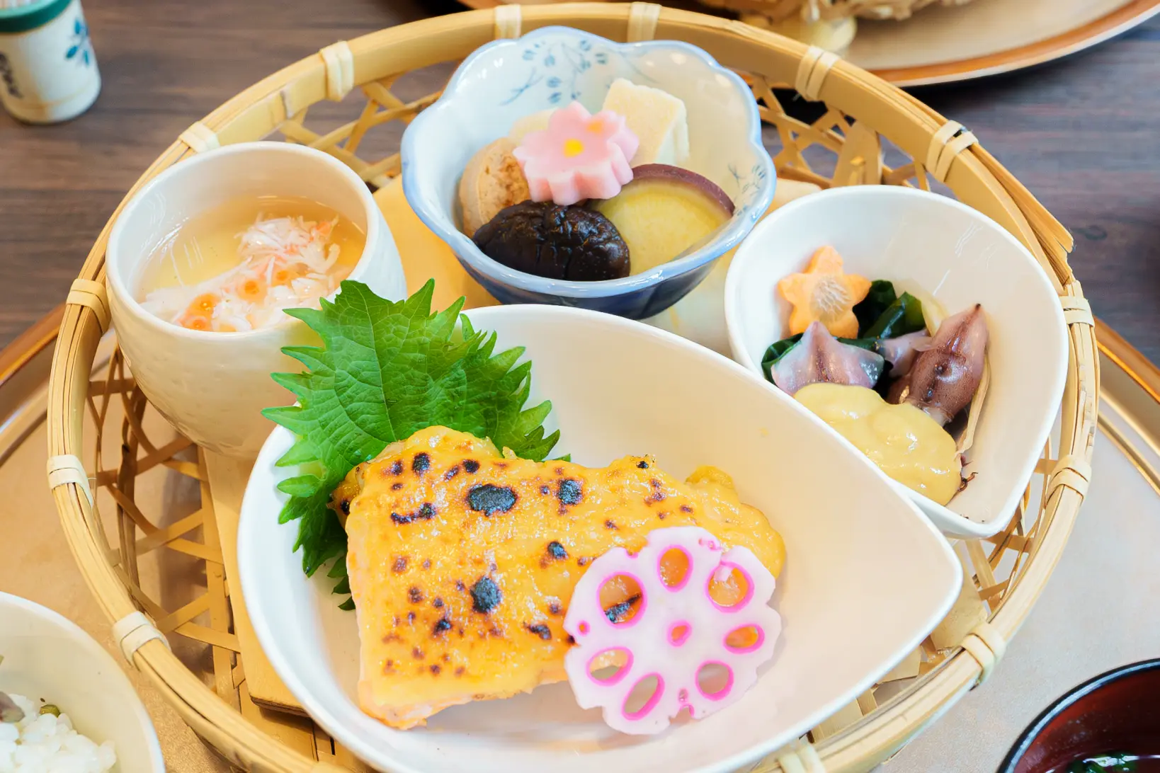 籠弁当【焼魚】-1