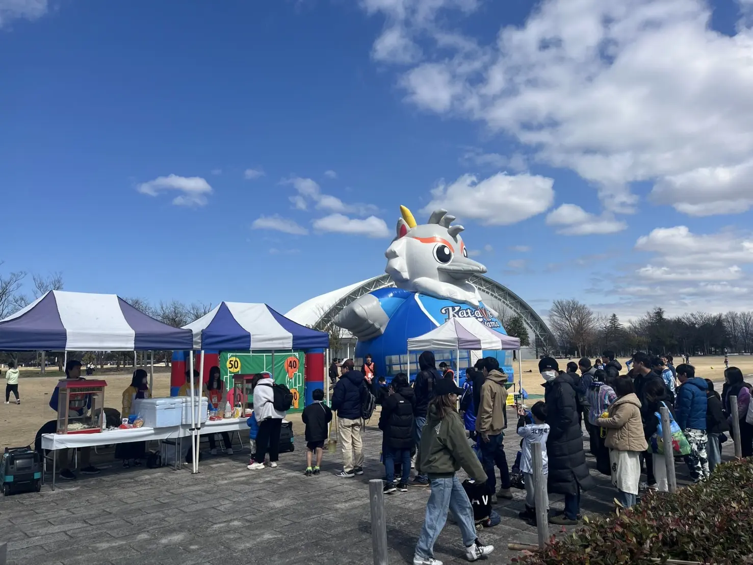 マスコット「ライカくん」登場など試合前に様々なイベントも-1