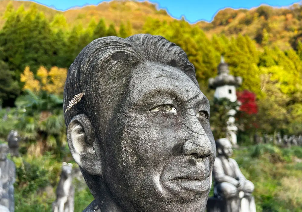 1200体以上の石像「おおざわの石仏の森」と「ふれあい石像の里」に行っ