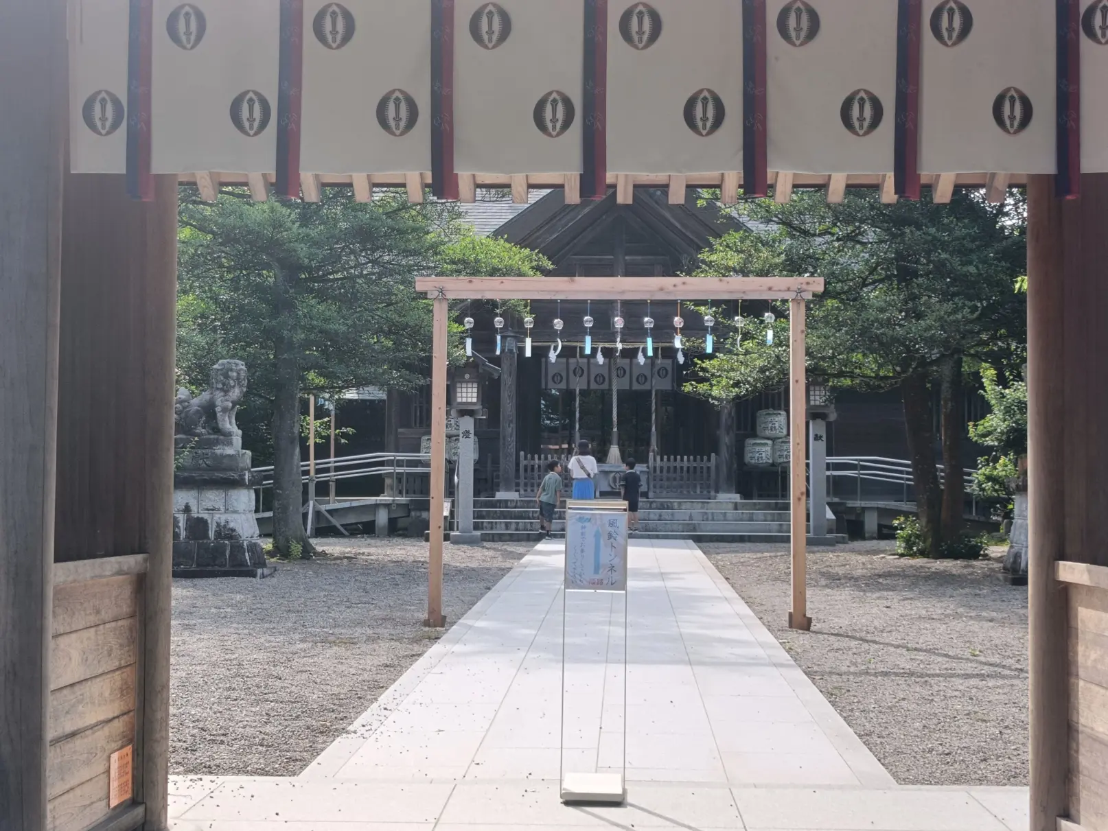 夏の風鈴トンネルが涼やか「櫛田神社」-0