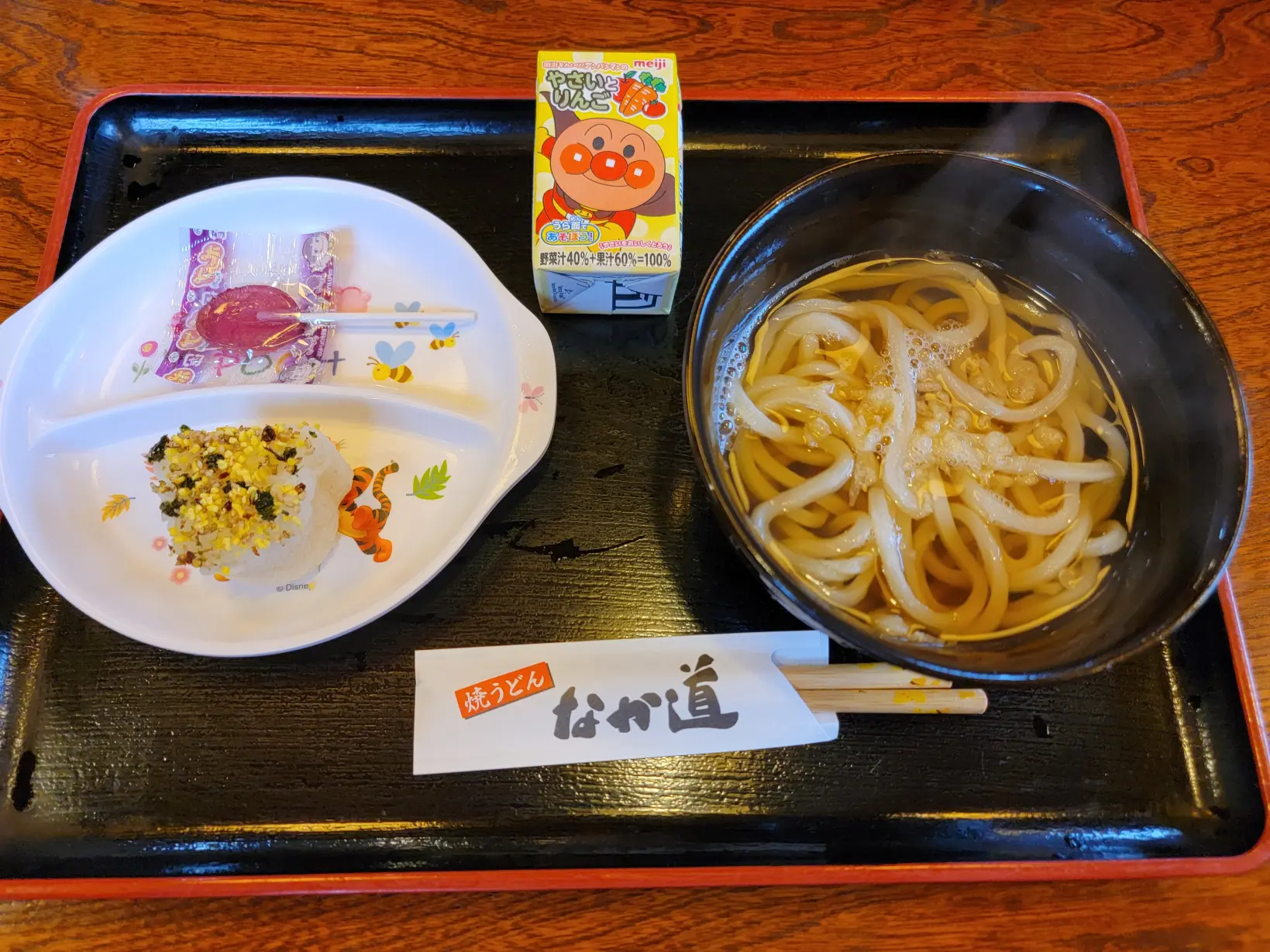 「なか道」焼かない八宝菜風餡かけ焼うどん【富山市】-6