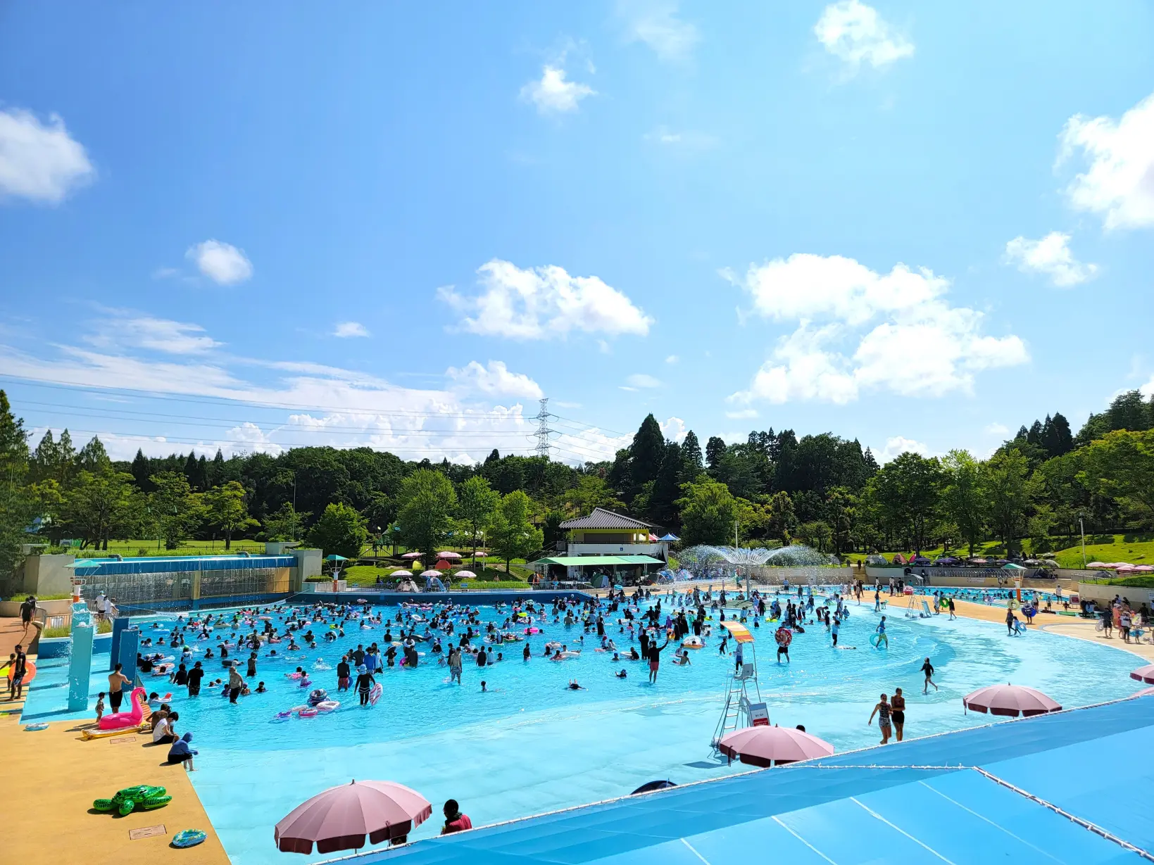 「県民公園  太閤山ランド」のプール-0