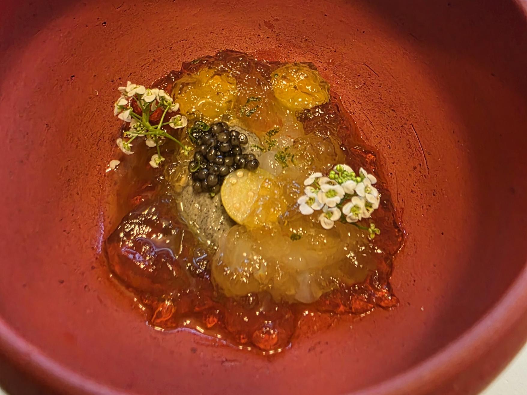 前菜には、牡丹エビや水蛸など、富山湾の海の幸がふんだんに-0