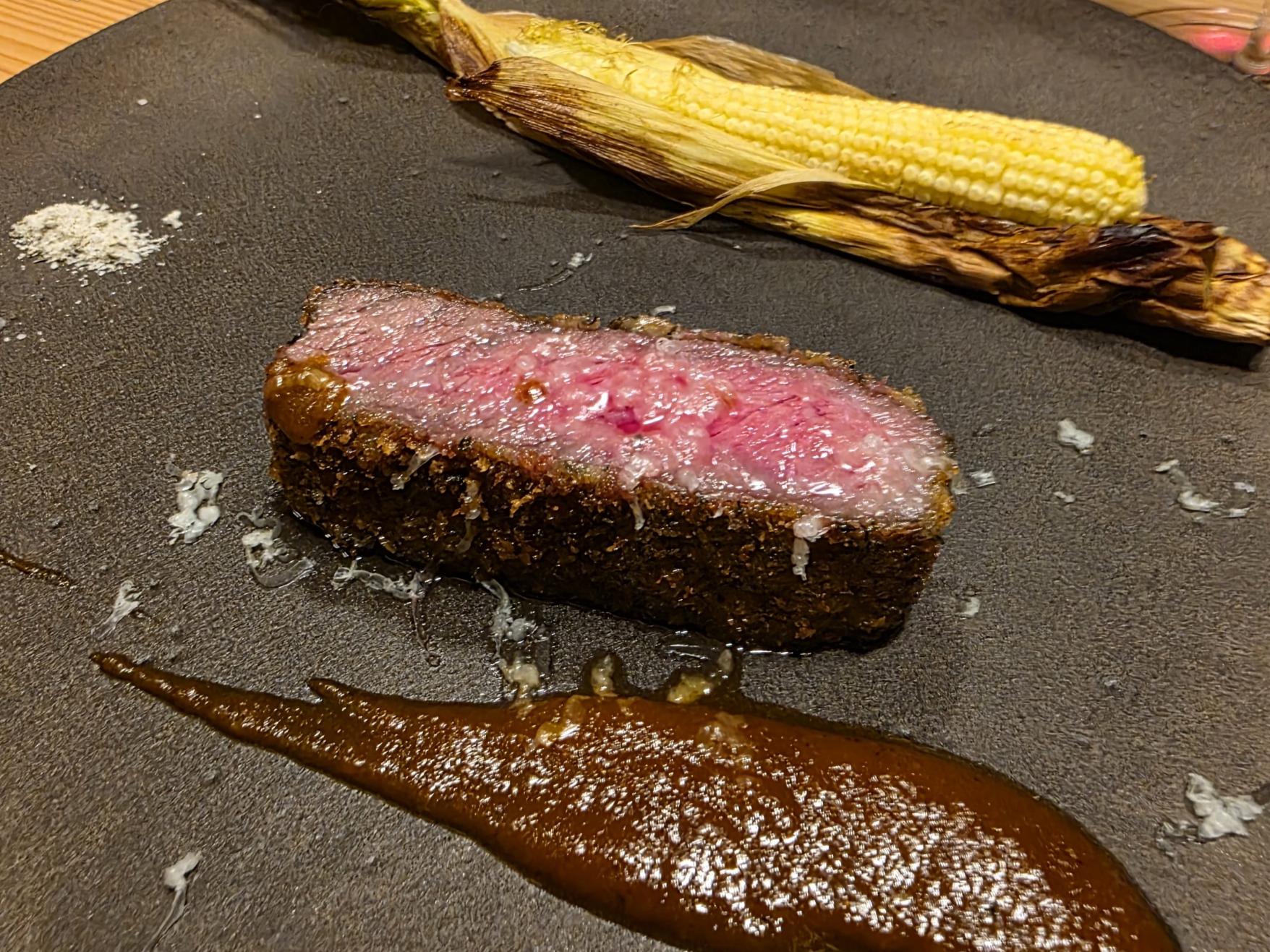 いよいよメインの肉料理、そして締めの「ウコン麺」に到達！-0