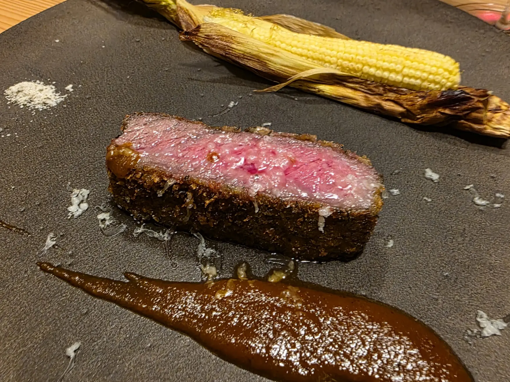 いよいよメインの肉料理、そして締めの「ウコン麺」に到達！-0