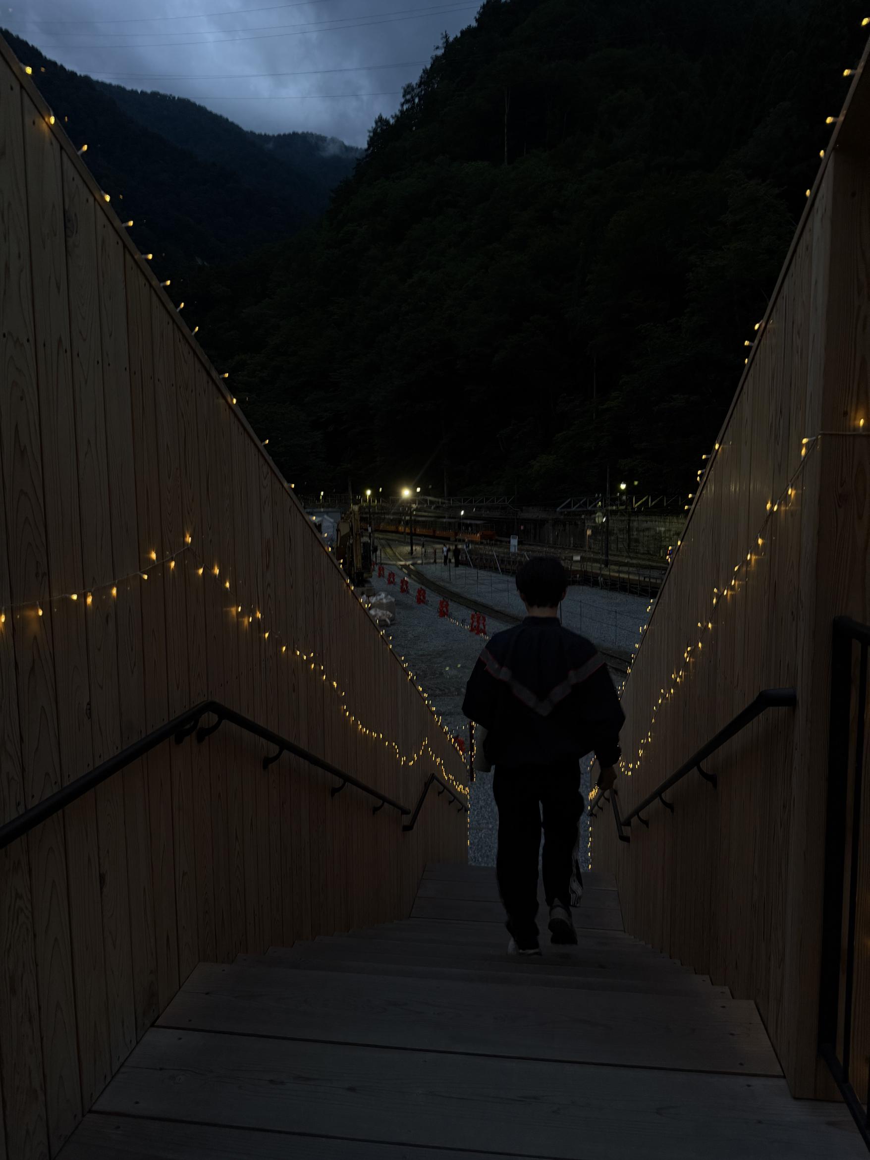 行程の記録　ー猫又駅での幻想的なひとときー-2