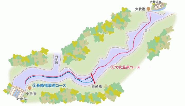 選べる2つの遊覧コース-0