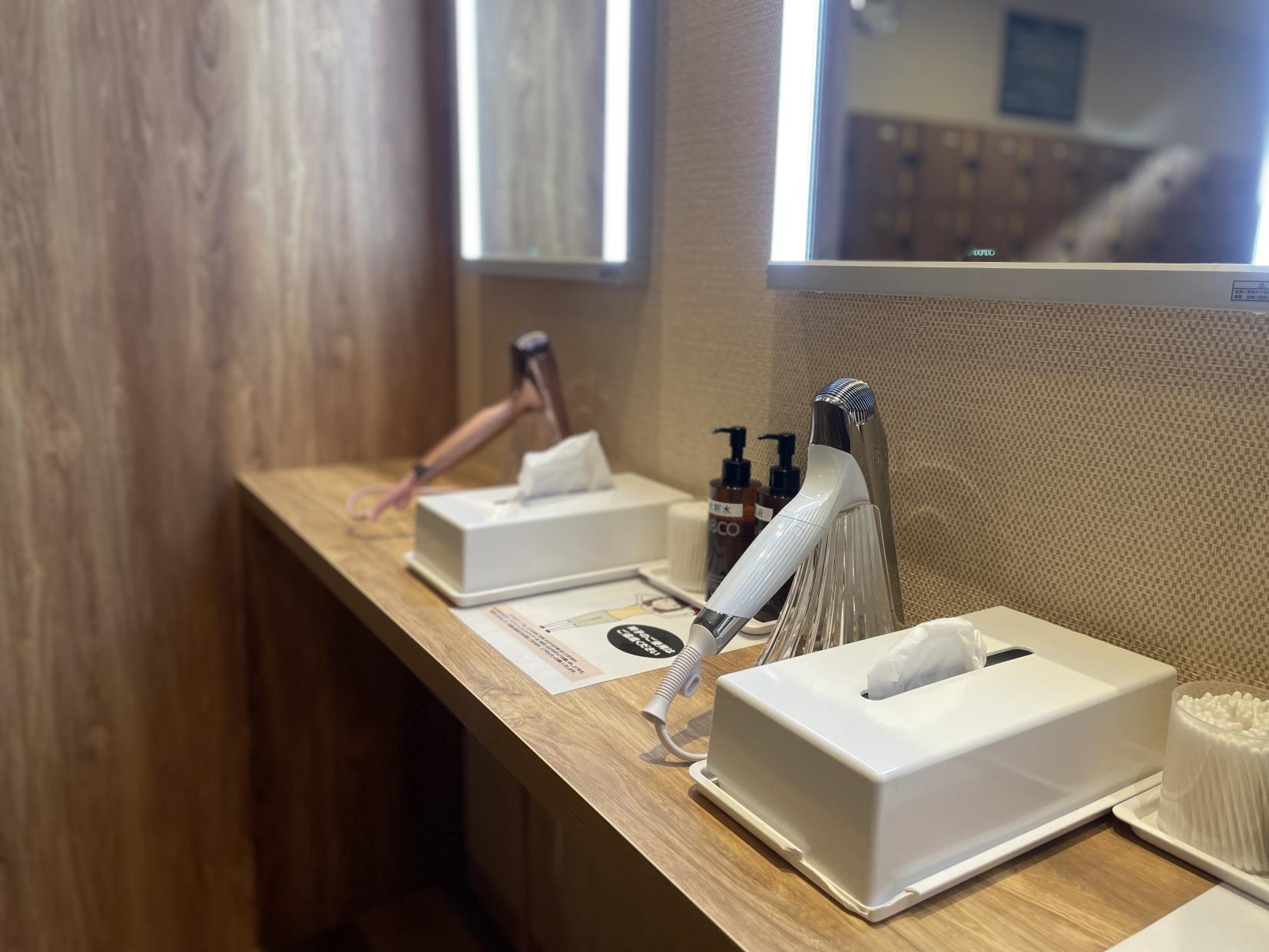 話題のドライヤーを使える、パウダールーム-0