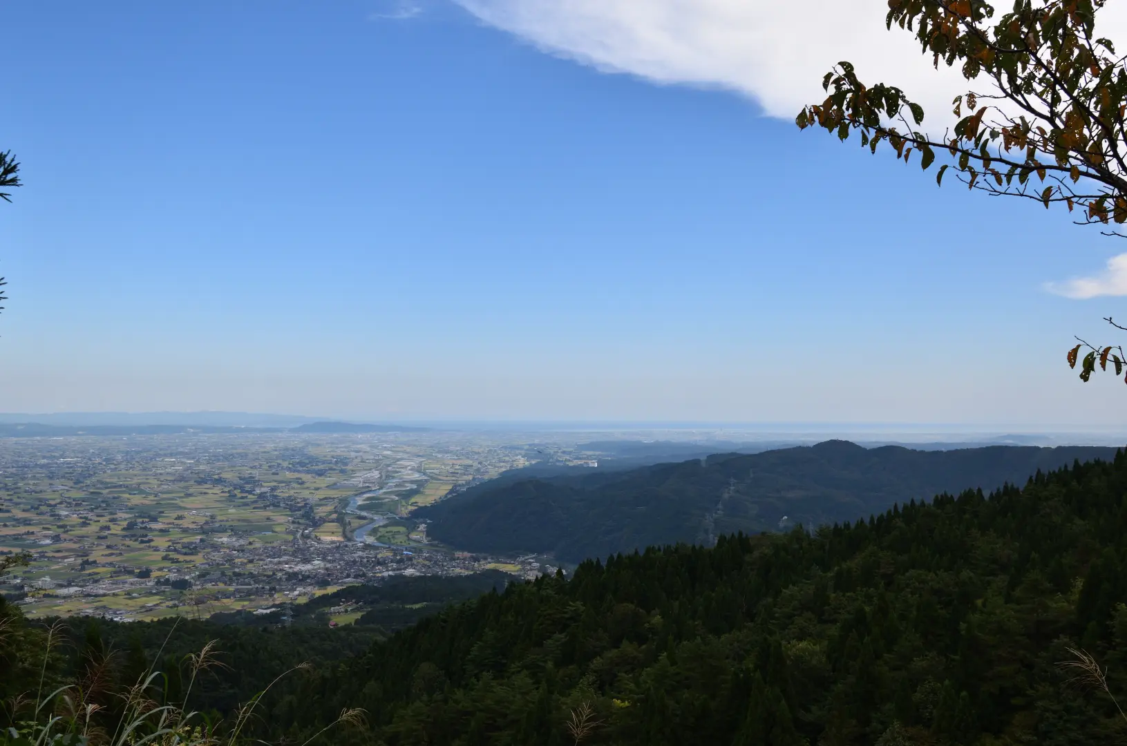 閑乗寺公園〜展望台から眺める美しい散居村-0