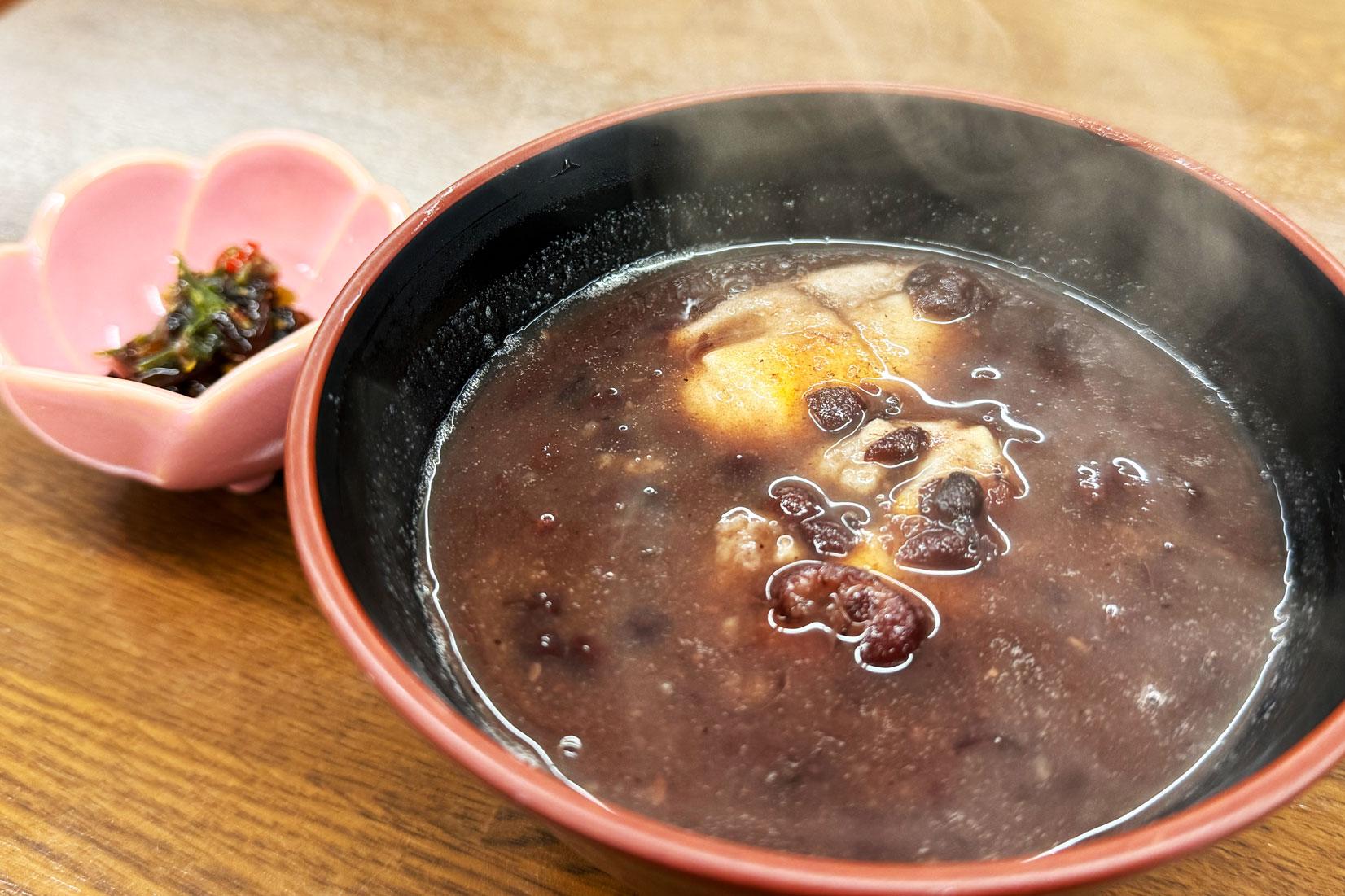 スイーツ引換券：レストプラザ「柏や」のぜんざい-0