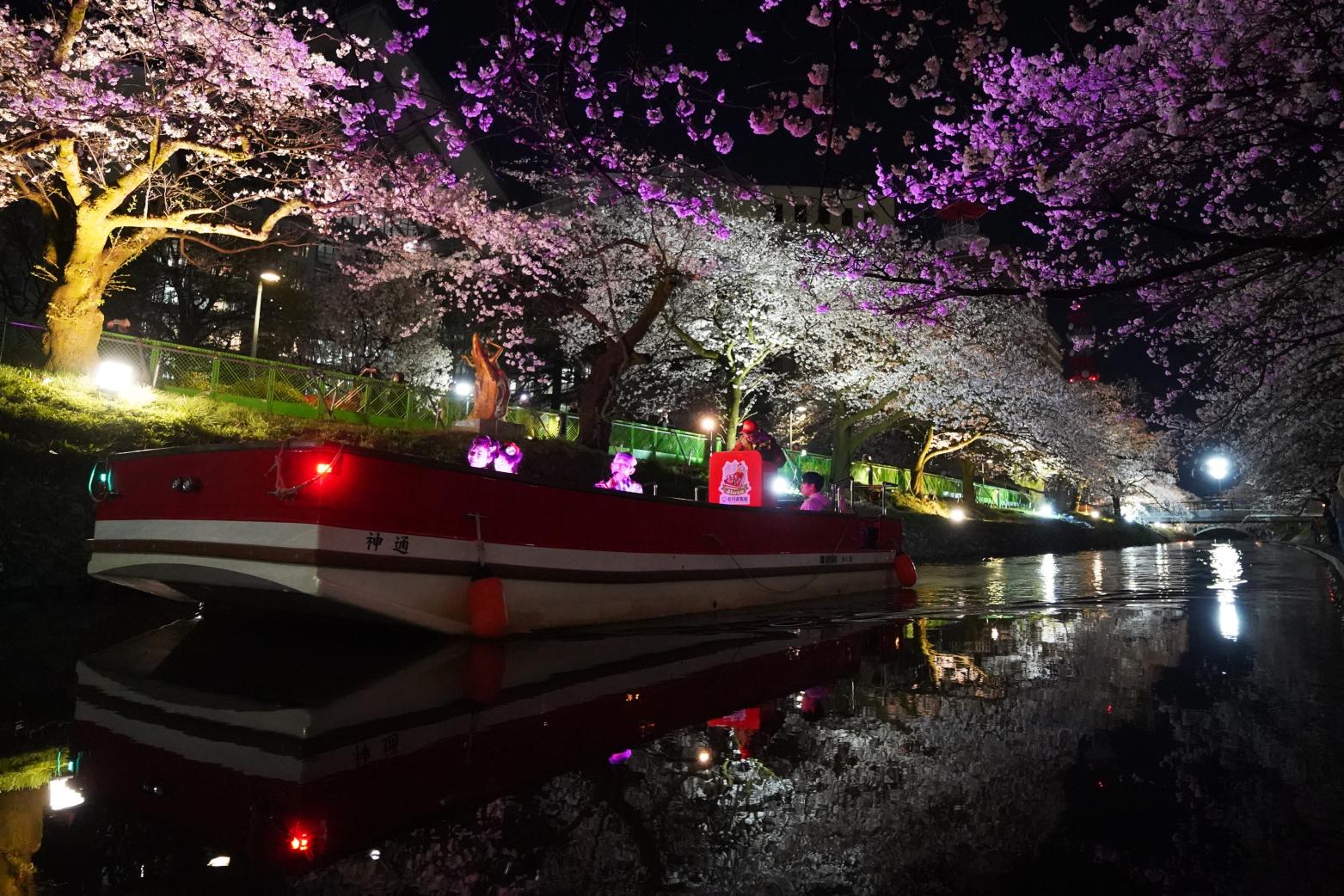 【見どころ①】幽玄チンドン夜桜流し（前夜祭）-0