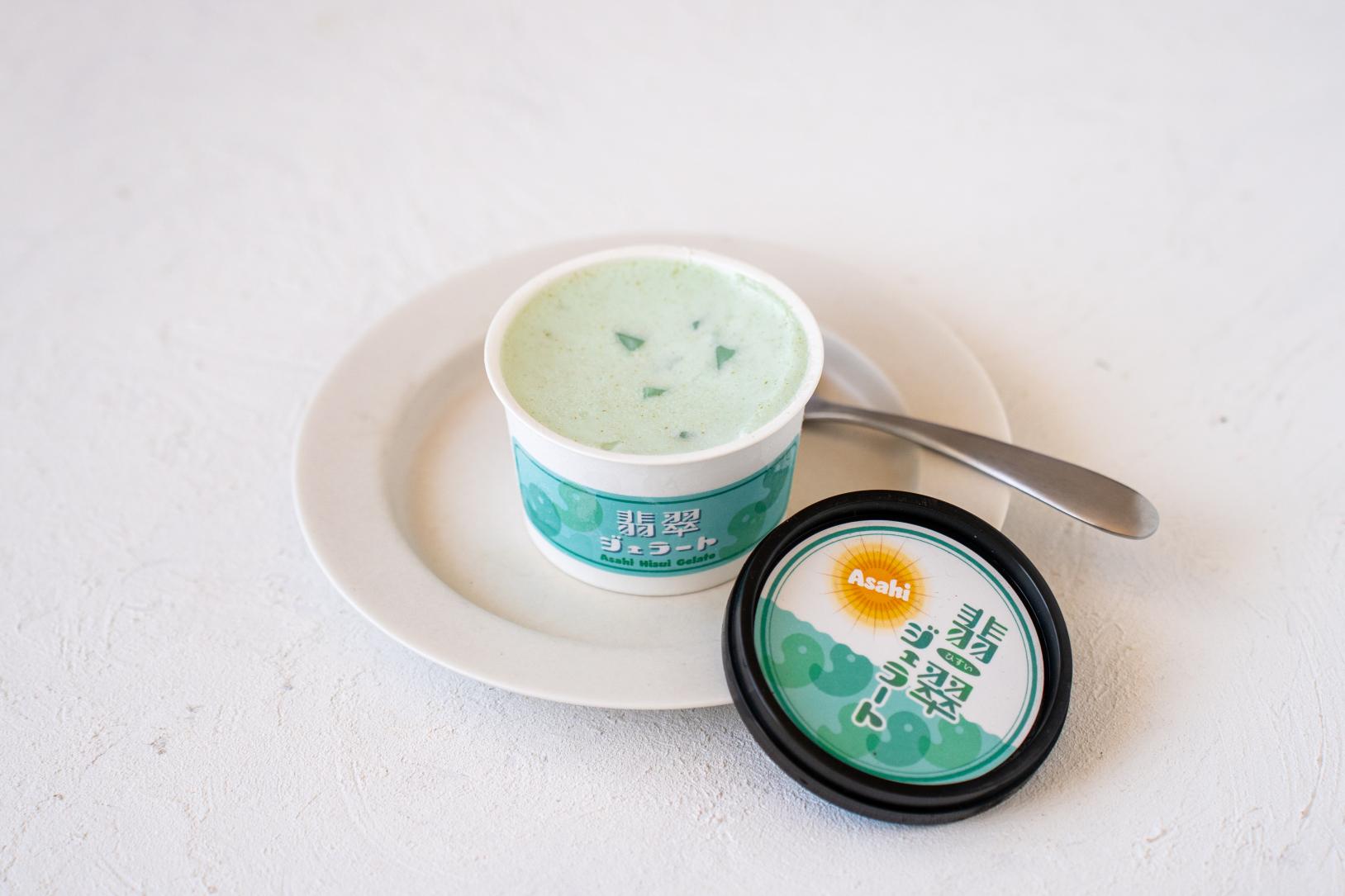 和と洋のコラボスイーツ「翡翠ジェラート」-1