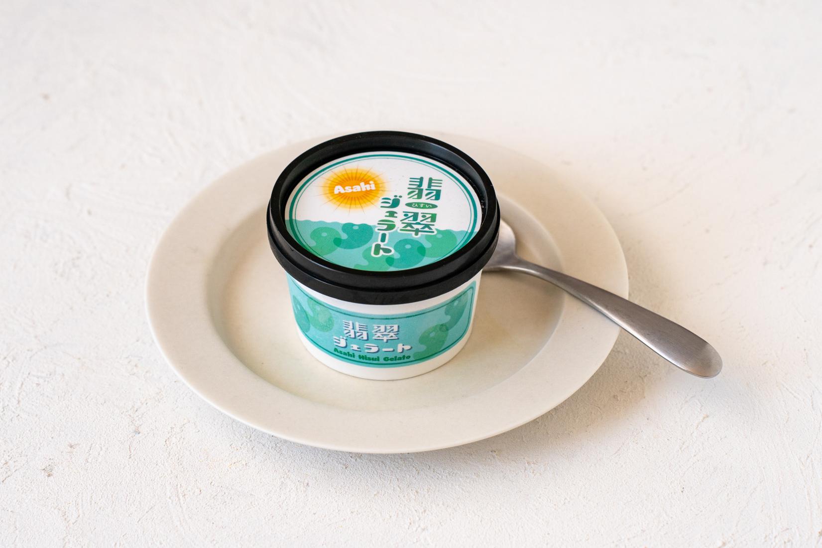 和と洋のコラボスイーツ「翡翠ジェラート」-0