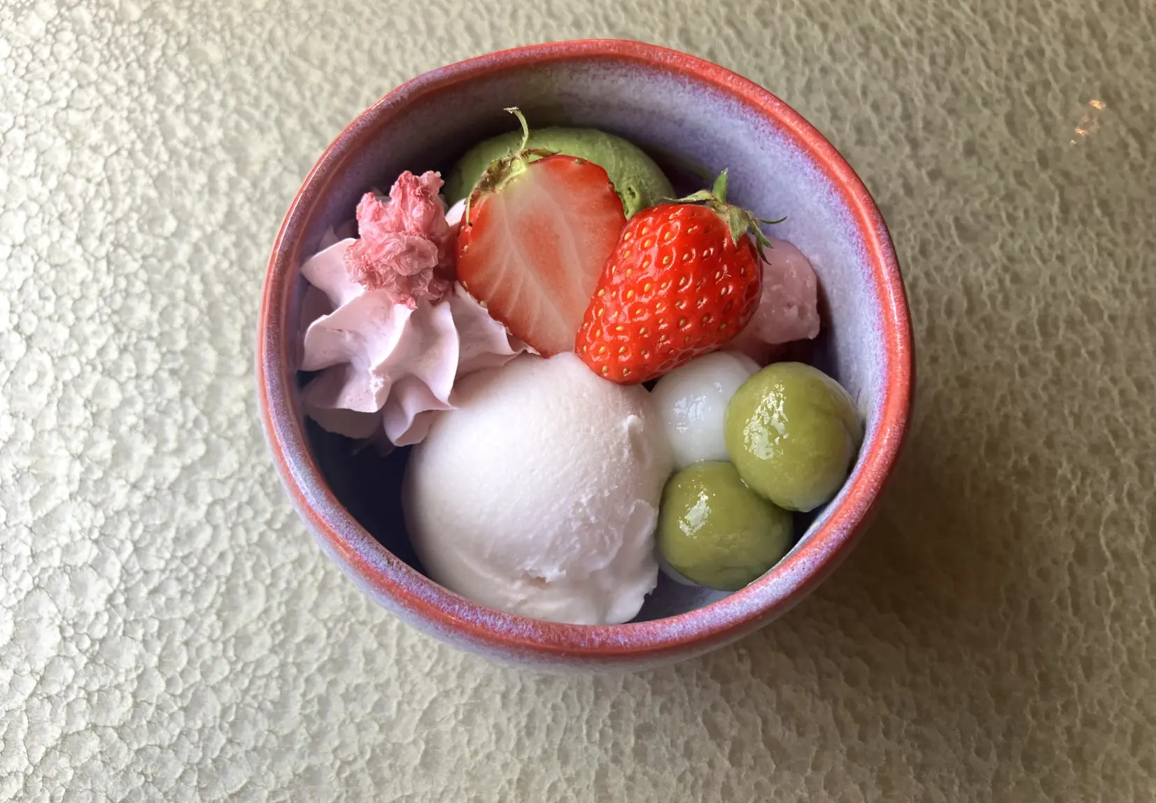 春色を閉じ込めて。「沙 -isago-」の白玉あんみつ-0